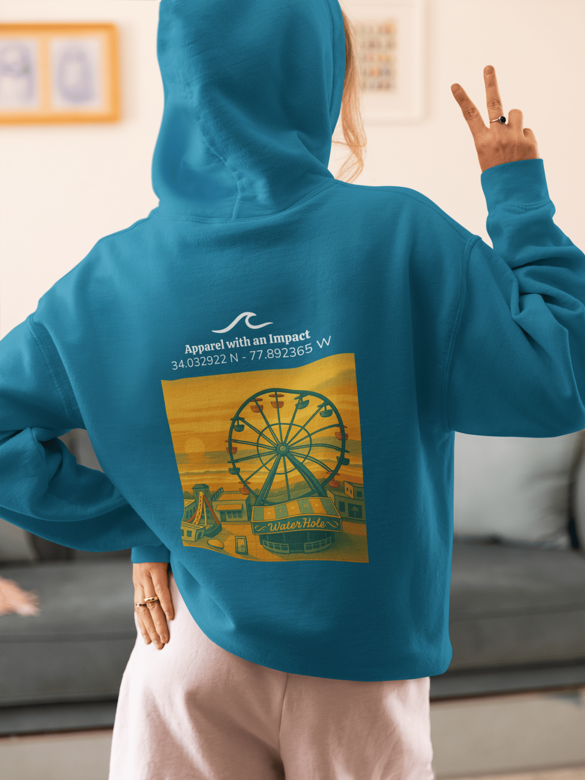 Carolina Ferris Wheel Classic Coastal Hoodie