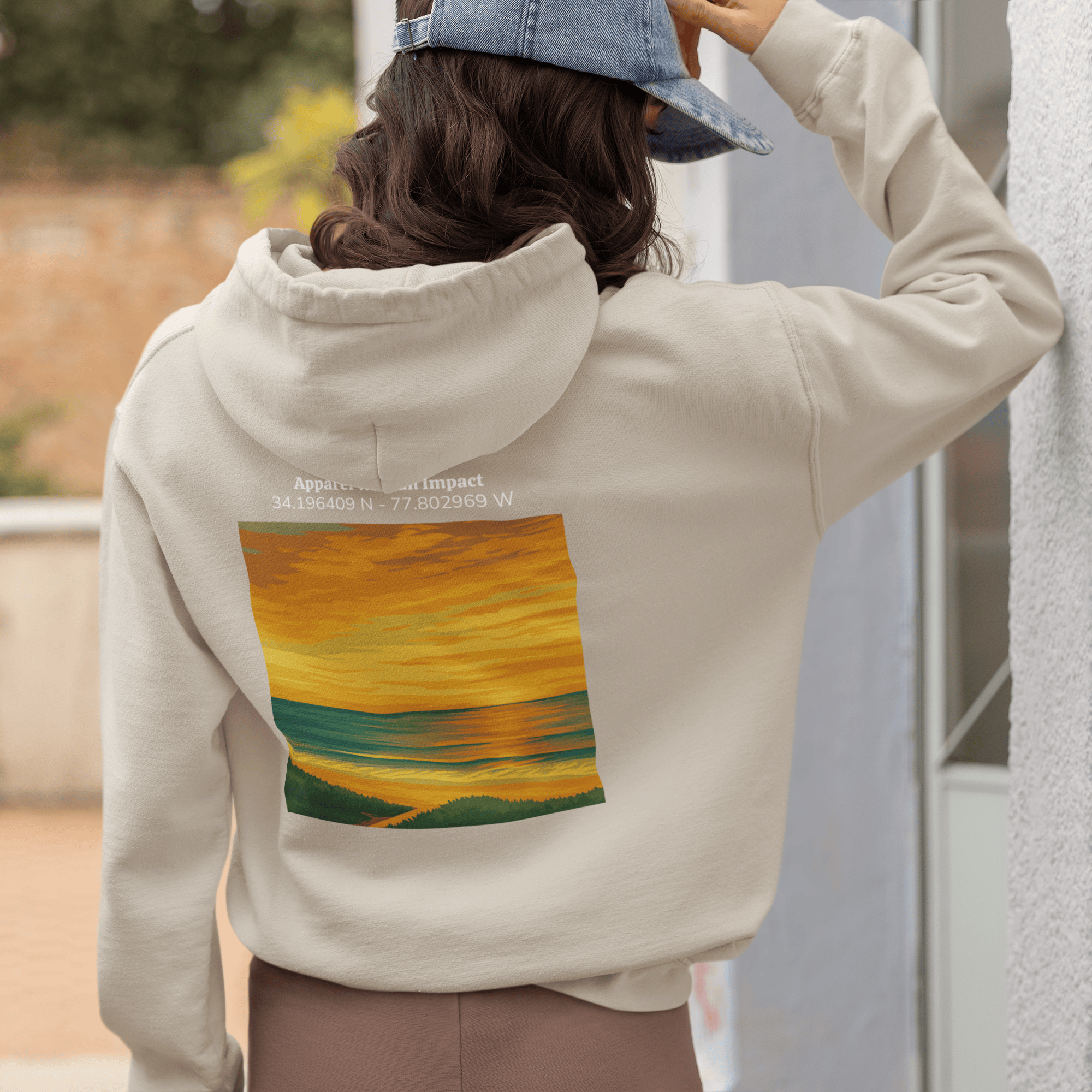 Shoreline Sunrise Classic Coastal Hoodie