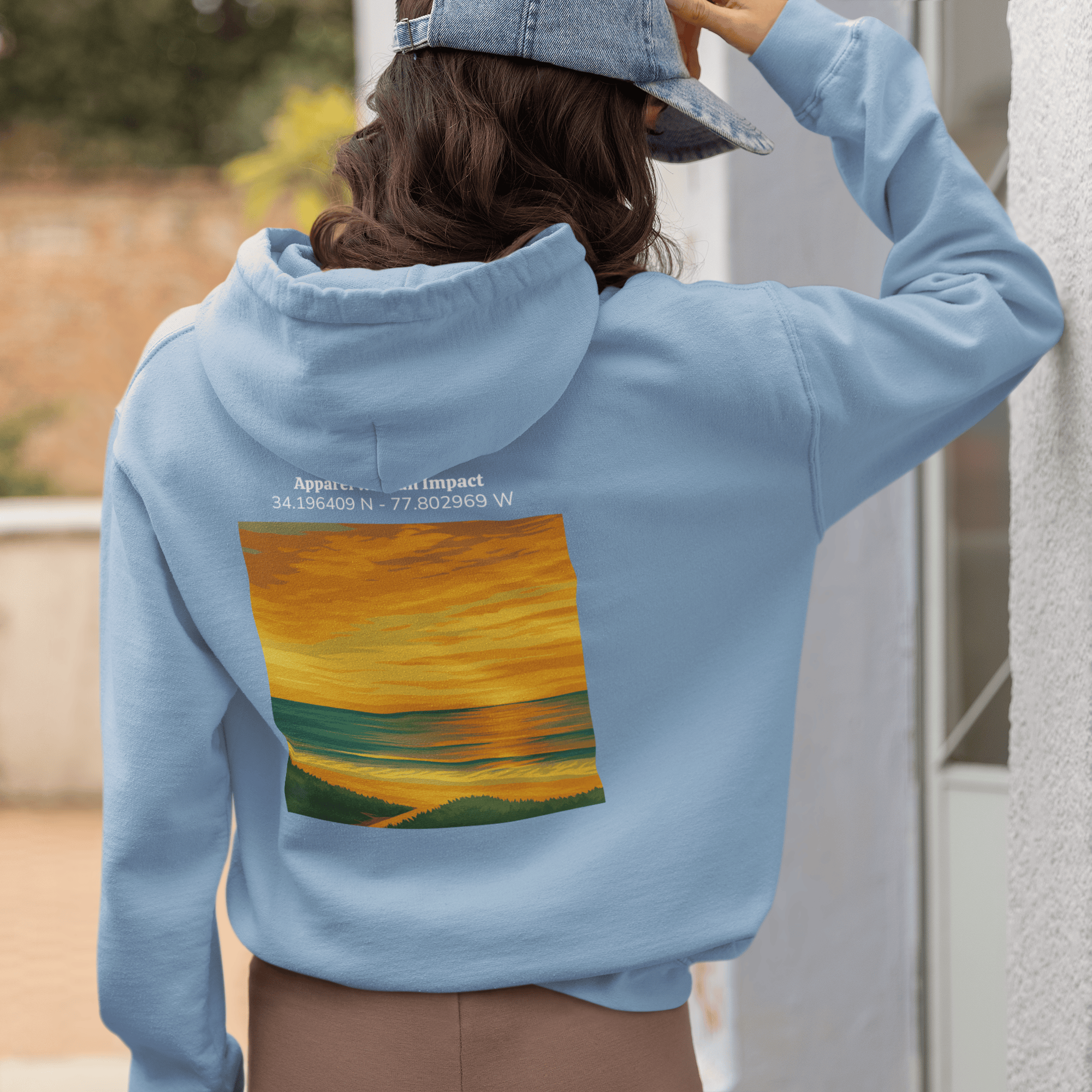 Shoreline Sunrise Classic Coastal Hoodie