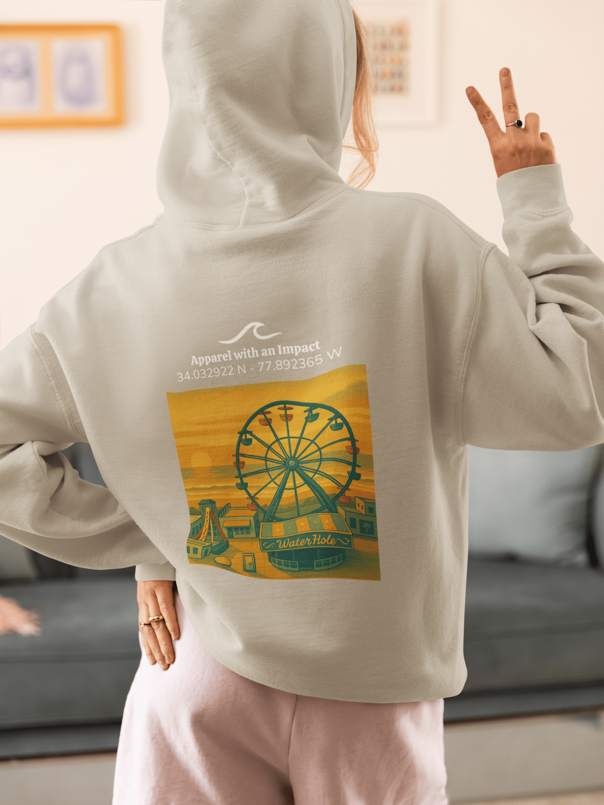 Carolina Ferris Wheel Classic Coastal Hoodie