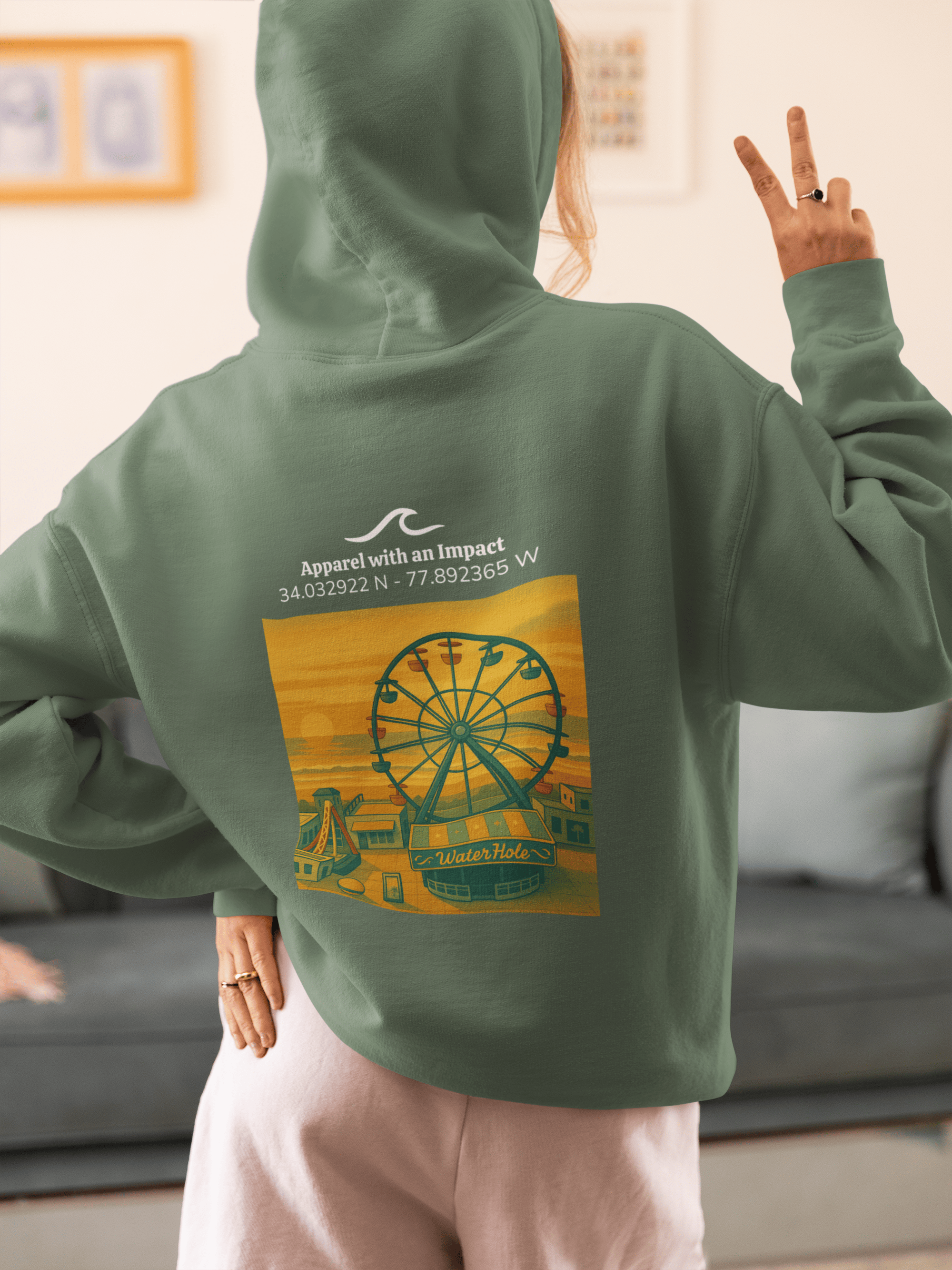 Carolina Ferris Wheel Classic Coastal Hoodie
