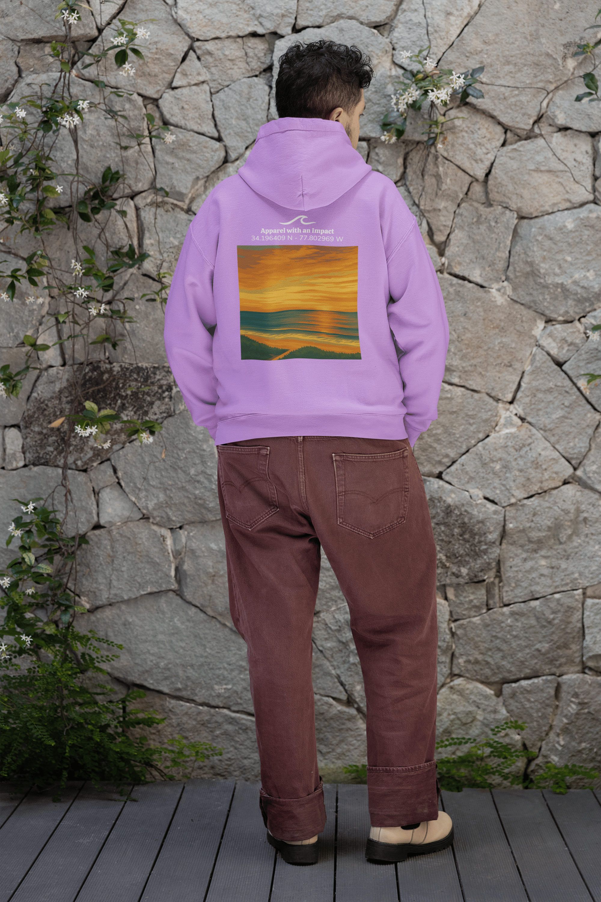 Shoreline Sunrise Classic Coastal Hoodie