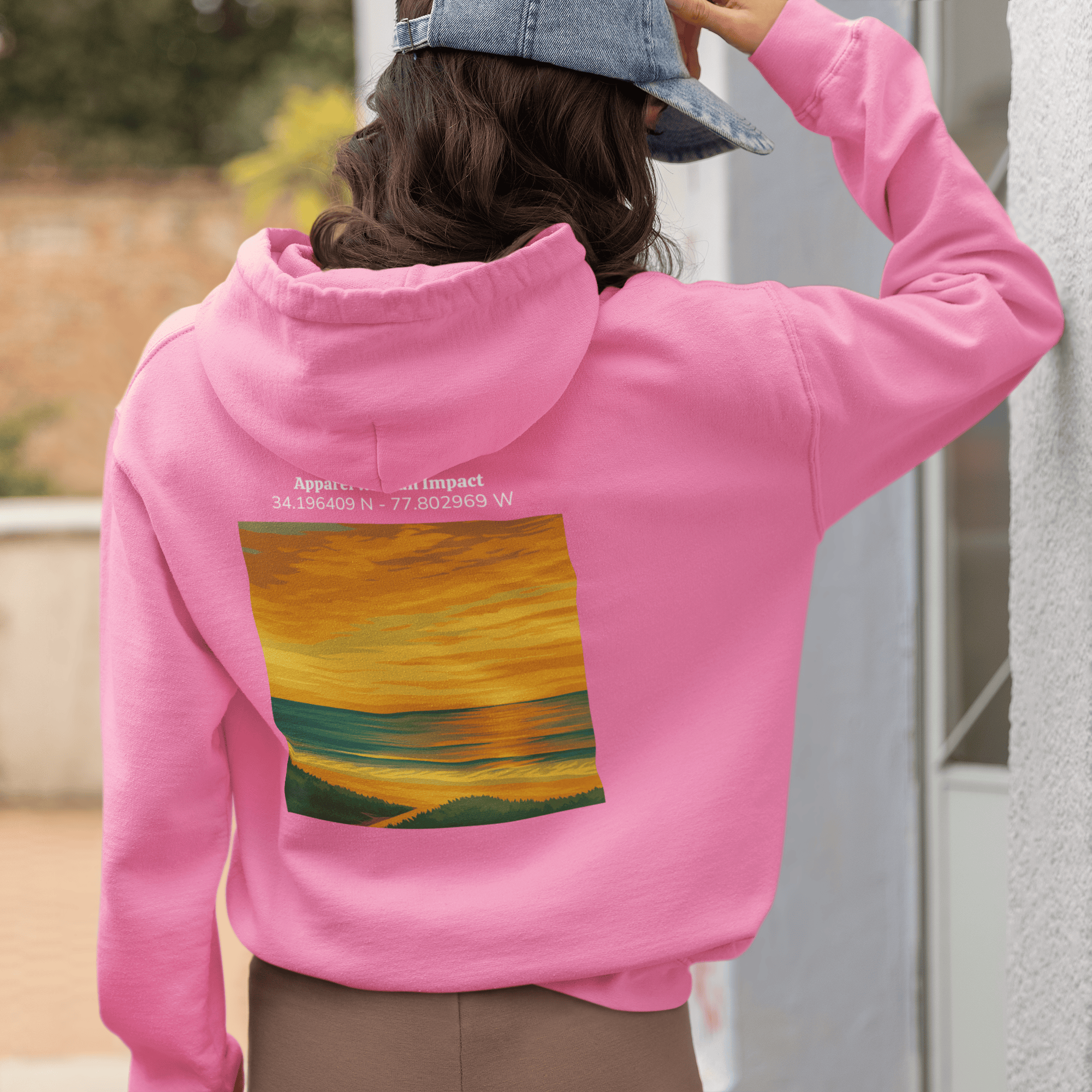 Shoreline Sunrise Classic Coastal Hoodie