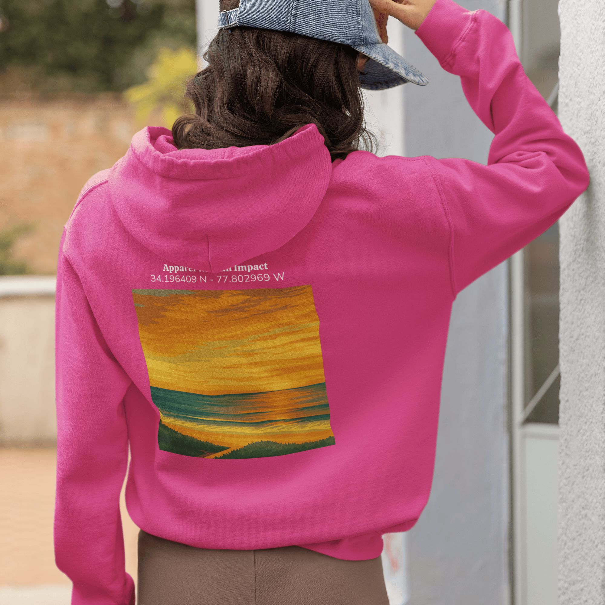 Shoreline Sunrise Classic Coastal Hoodie