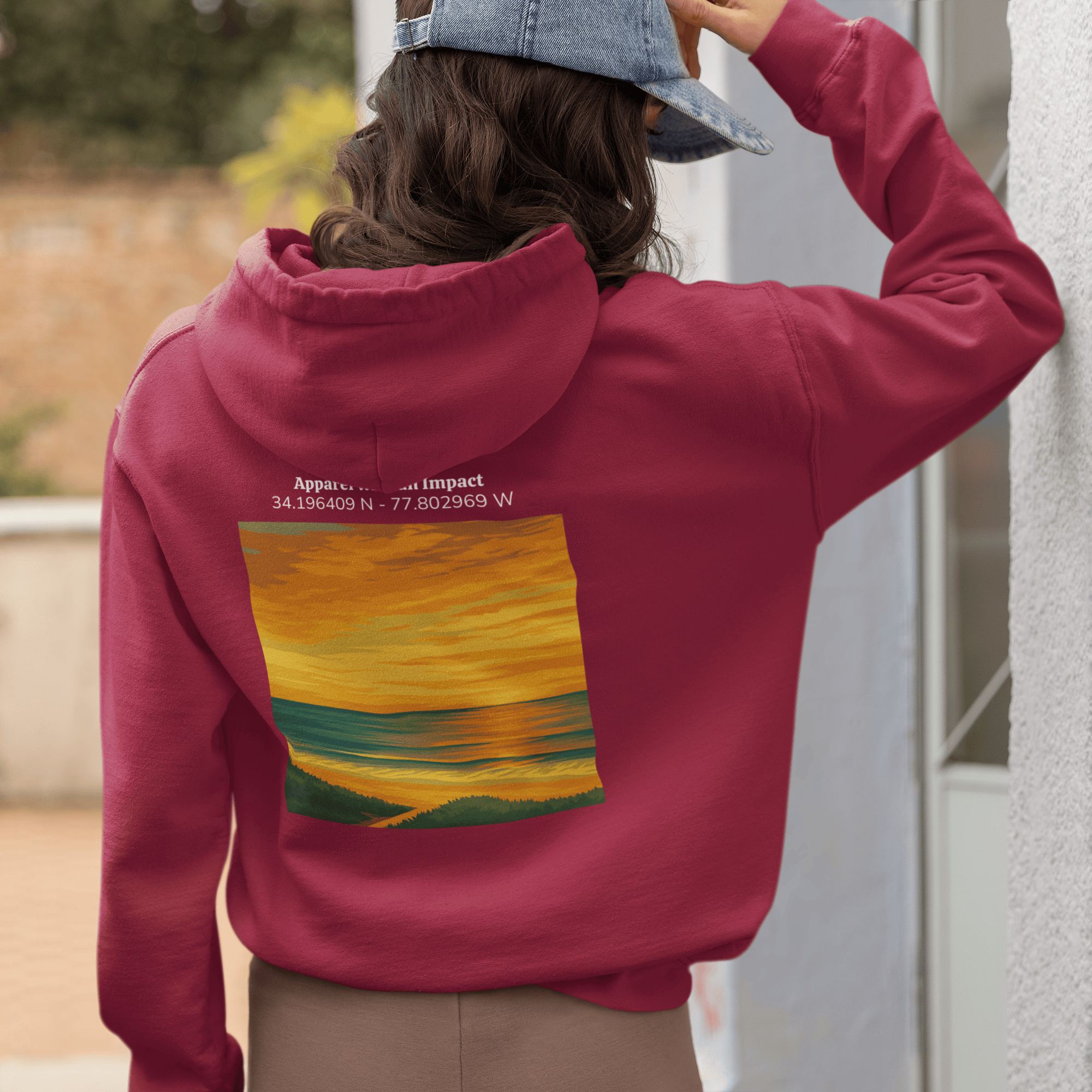 Shoreline Sunrise Classic Coastal Hoodie