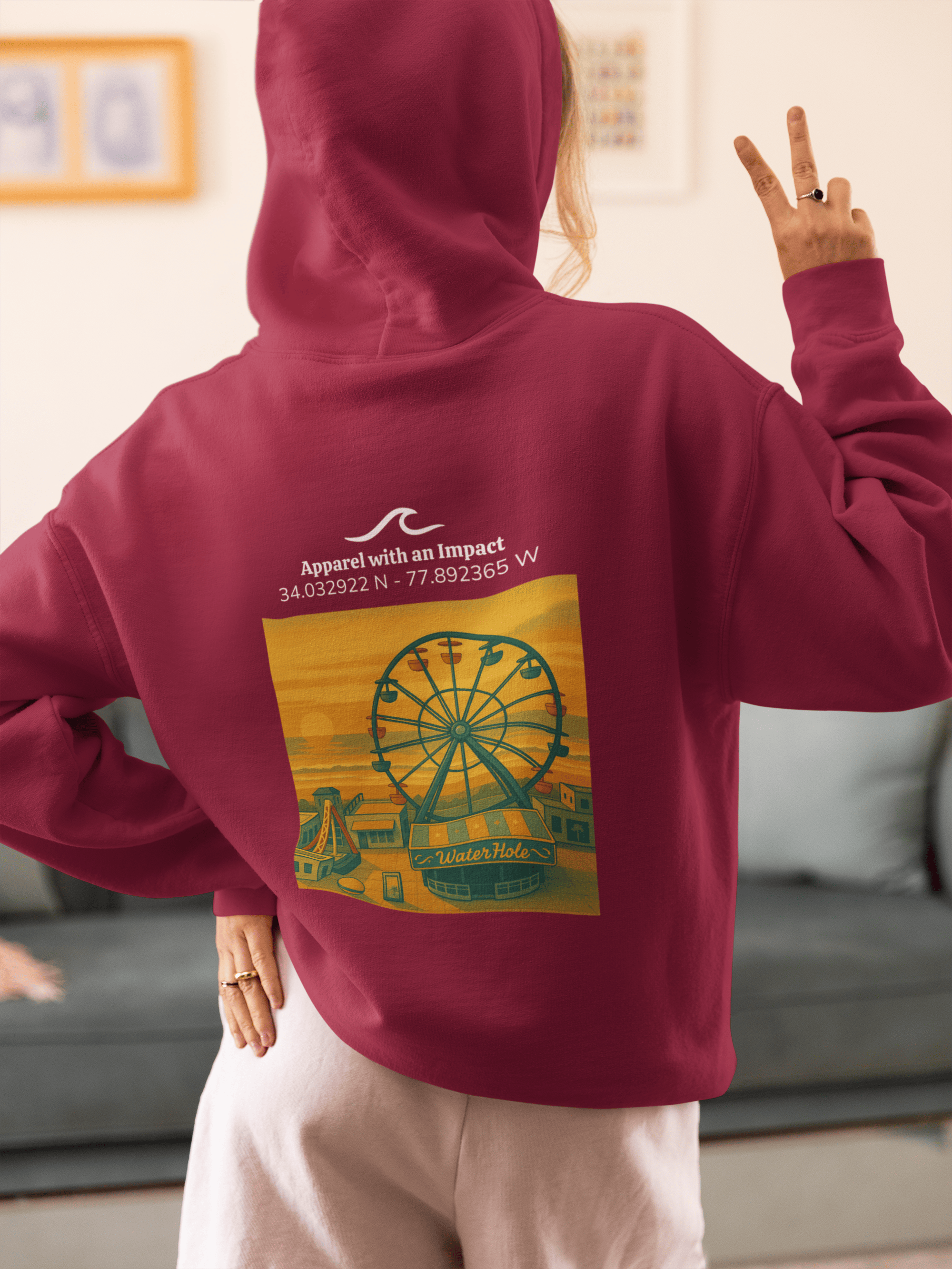 Carolina Ferris Wheel Classic Coastal Hoodie
