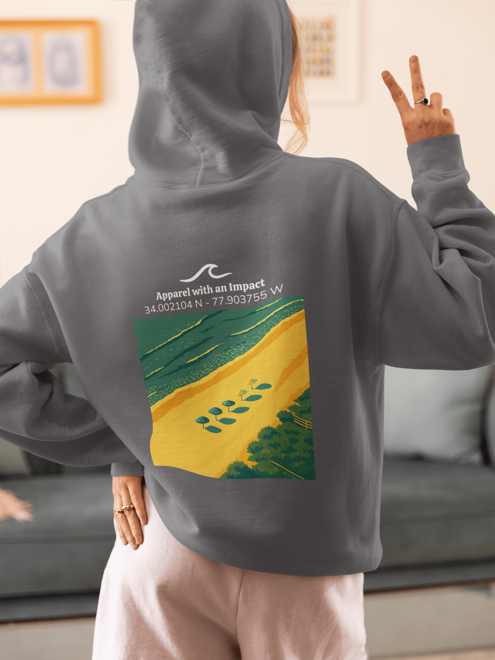 Beach Day Classic Coastal Hoodie