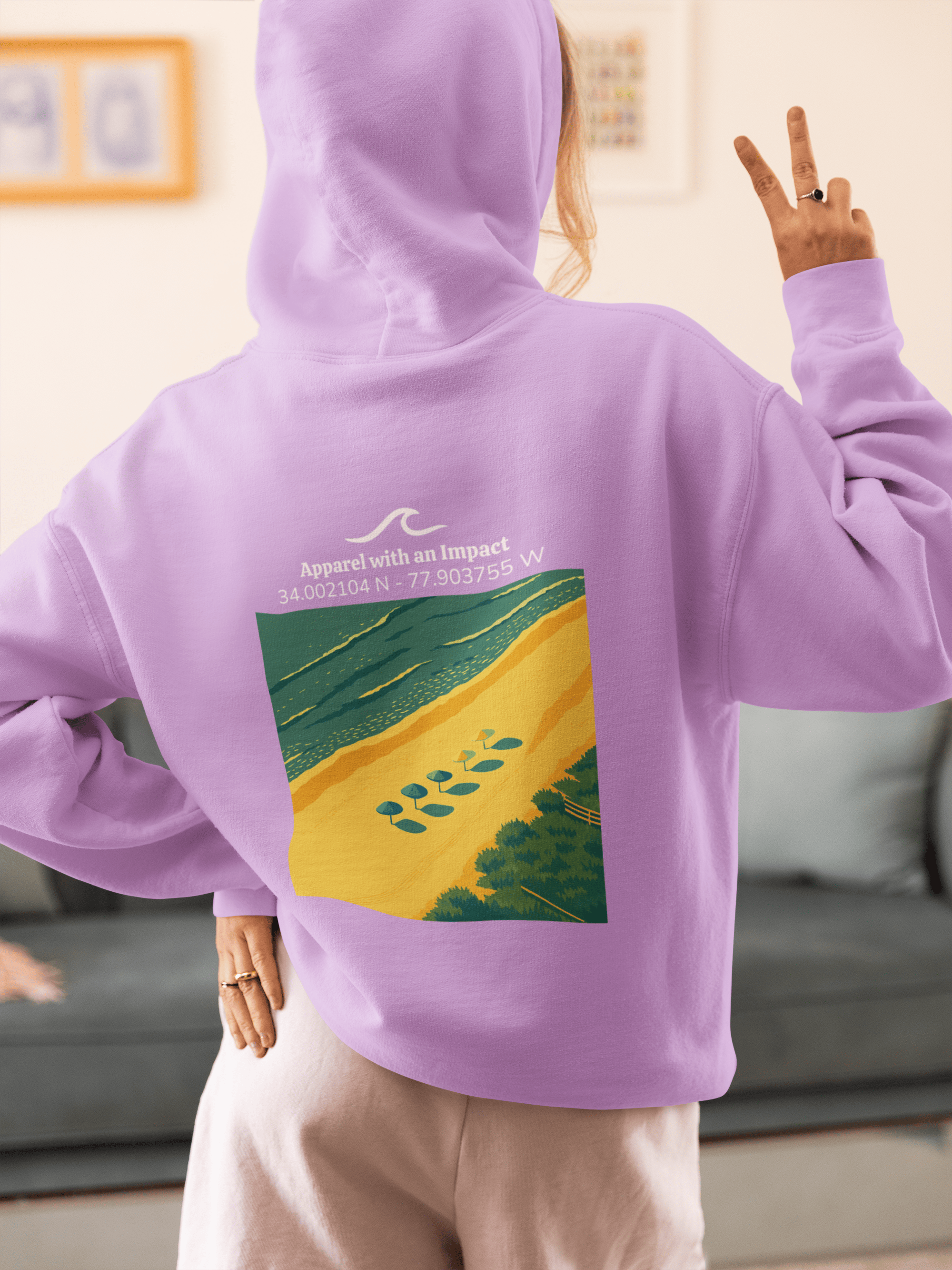 Beach Day Classic Coastal Hoodie