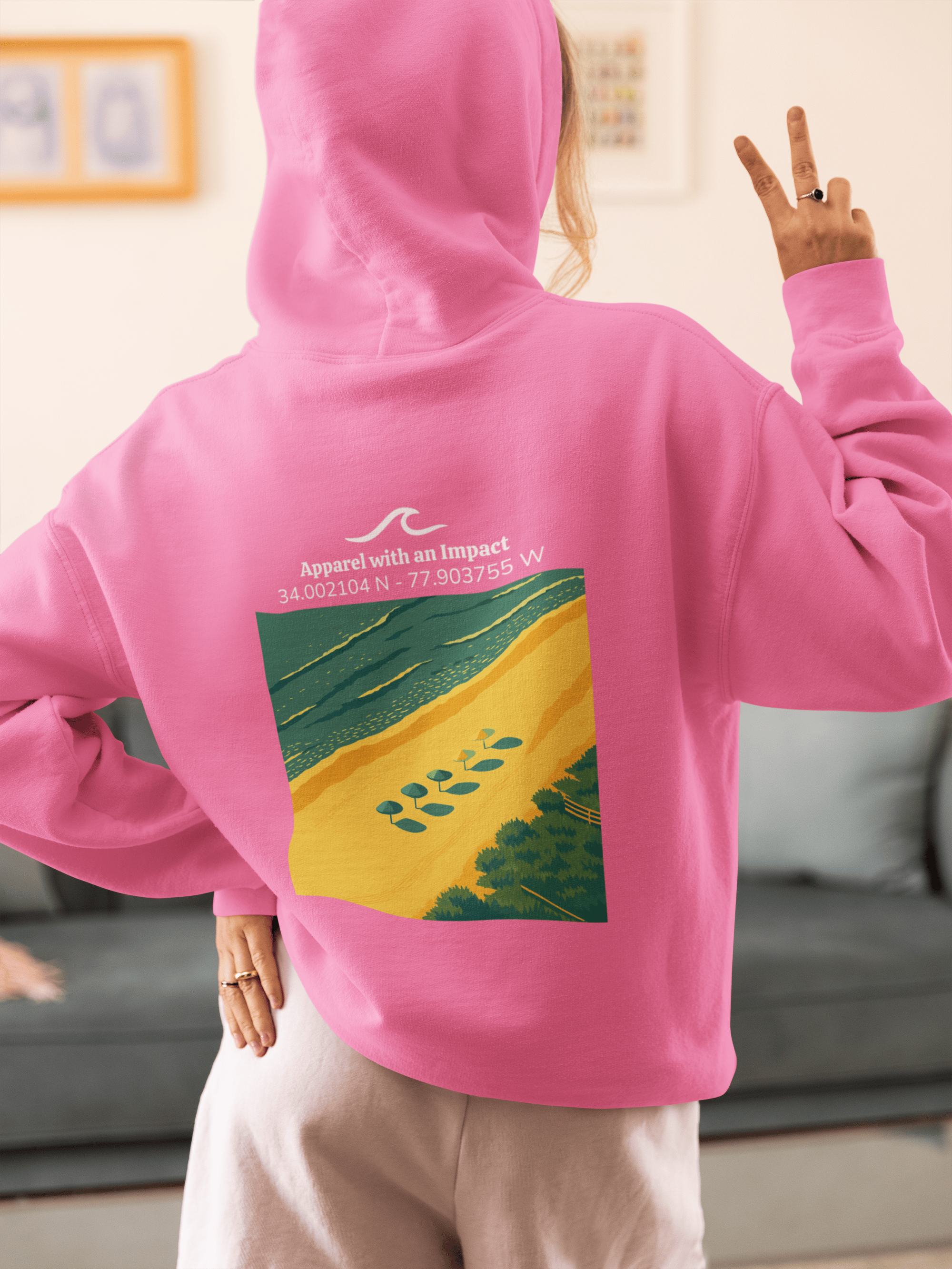 Beach Day Classic Coastal Hoodie