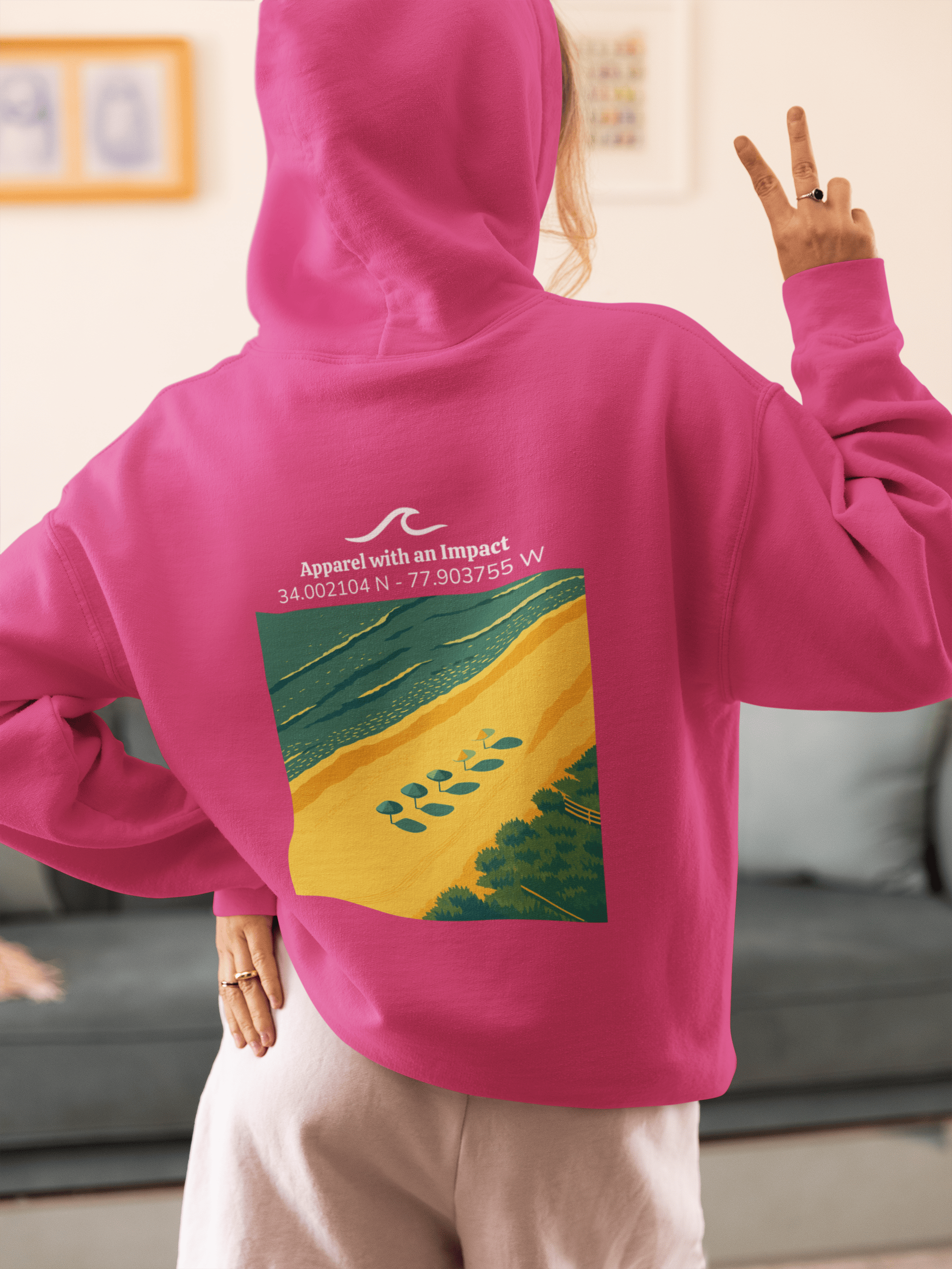 Beach Day Classic Coastal Hoodie