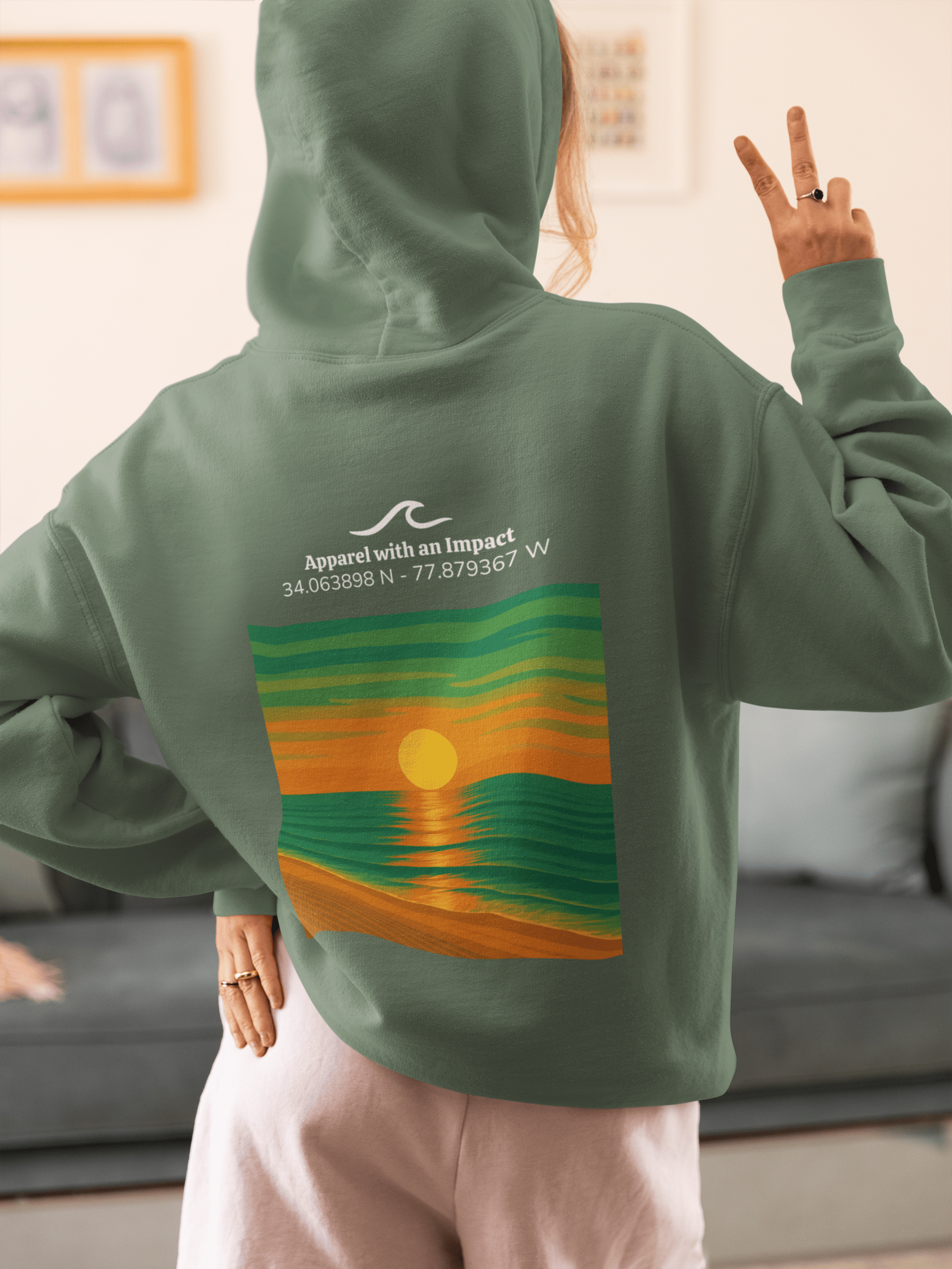 Ocean Dawn Classic Coastal Hoodie