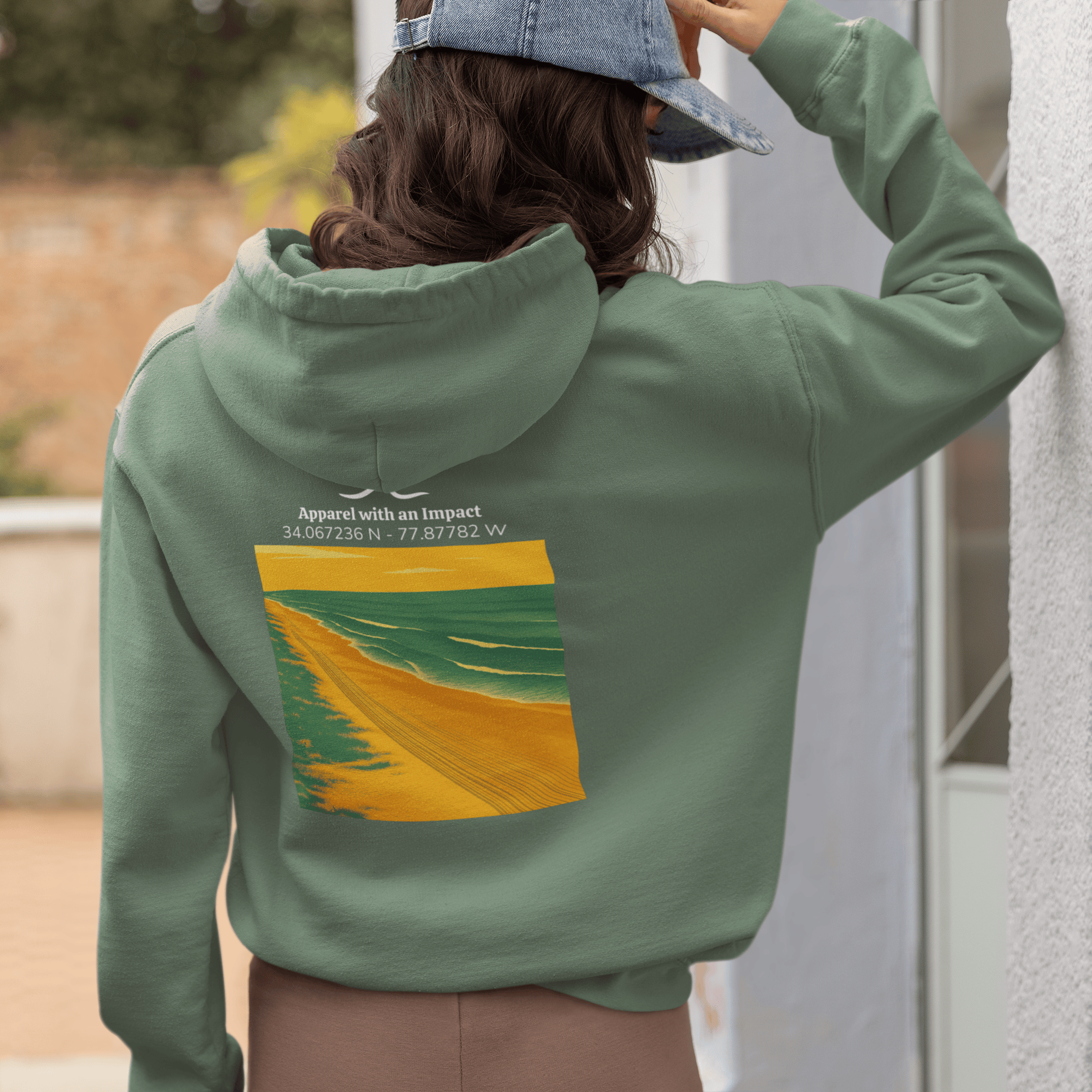 Beach Tracks Classic Coastal Hoodie