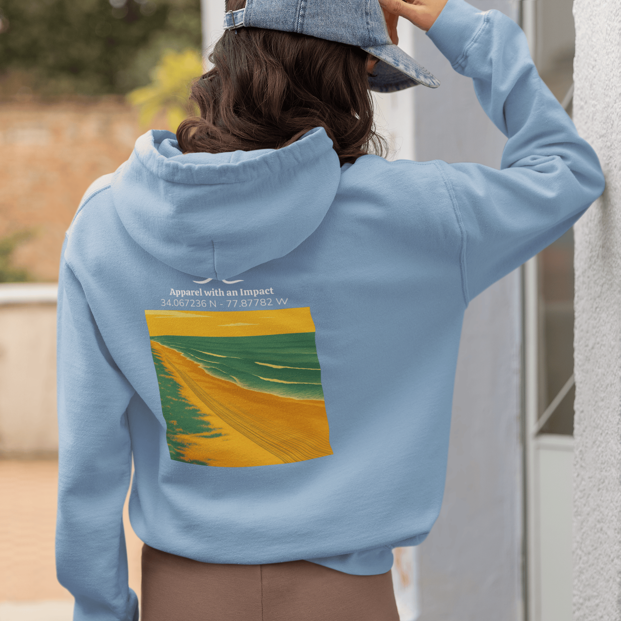 Beach Tracks Classic Coastal Hoodie