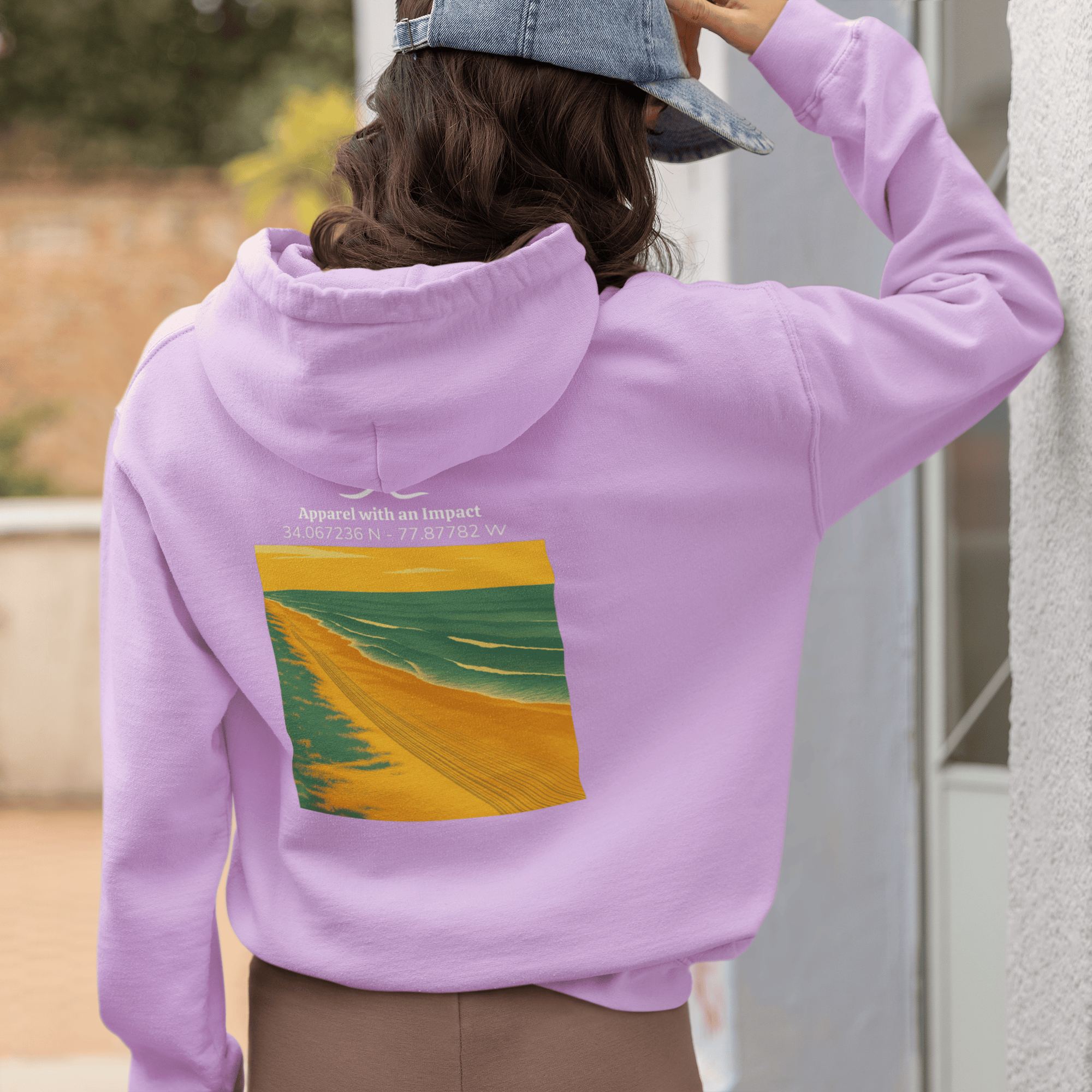 Beach Tracks Classic Coastal Hoodie