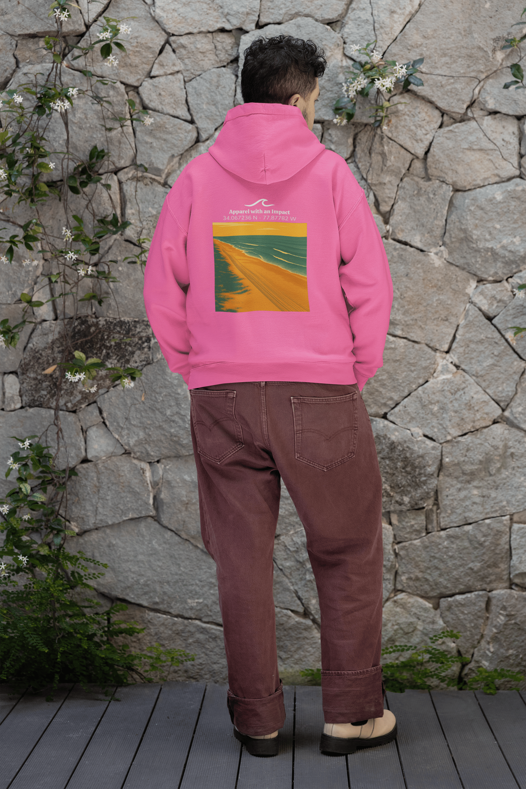 Beach Tracks Classic Coastal Hoodie