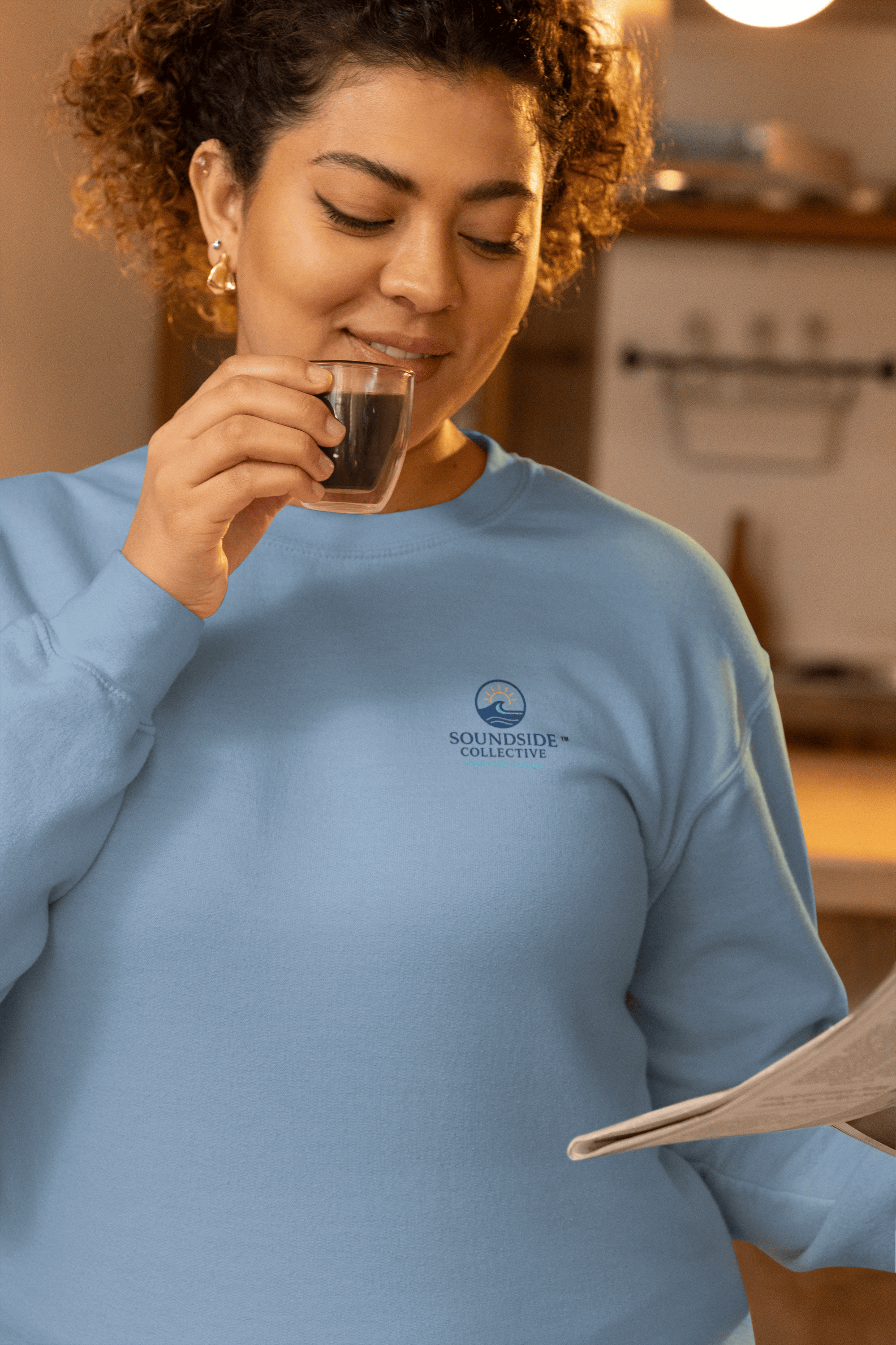 Carolina Ferris Wheel Classic Coastal Crewneck Sweatshirt