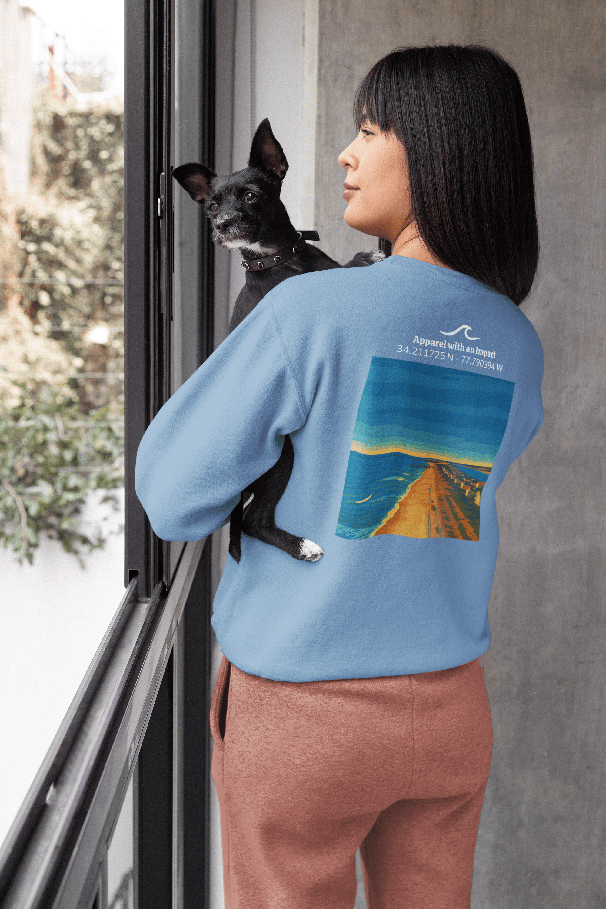 Carolina Coast Classic Coastal Crewneck Sweatshirt