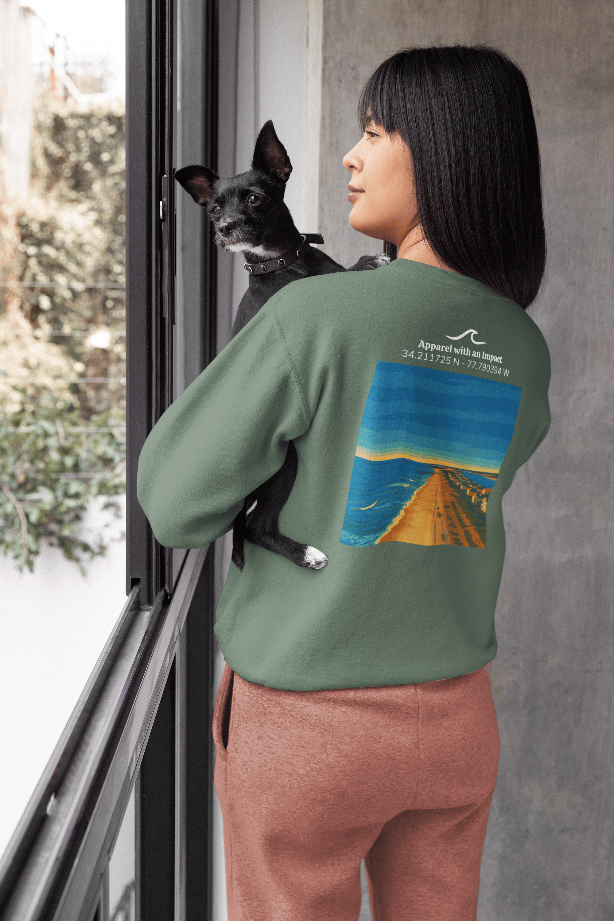 Carolina Coast Classic Coastal Crewneck Sweatshirt