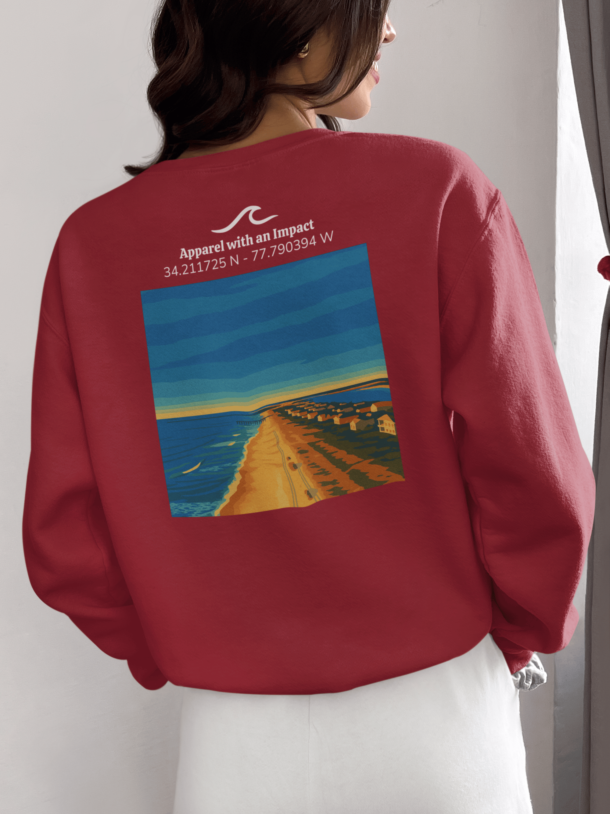Carolina Coast Classic Coastal Crewneck Sweatshirt