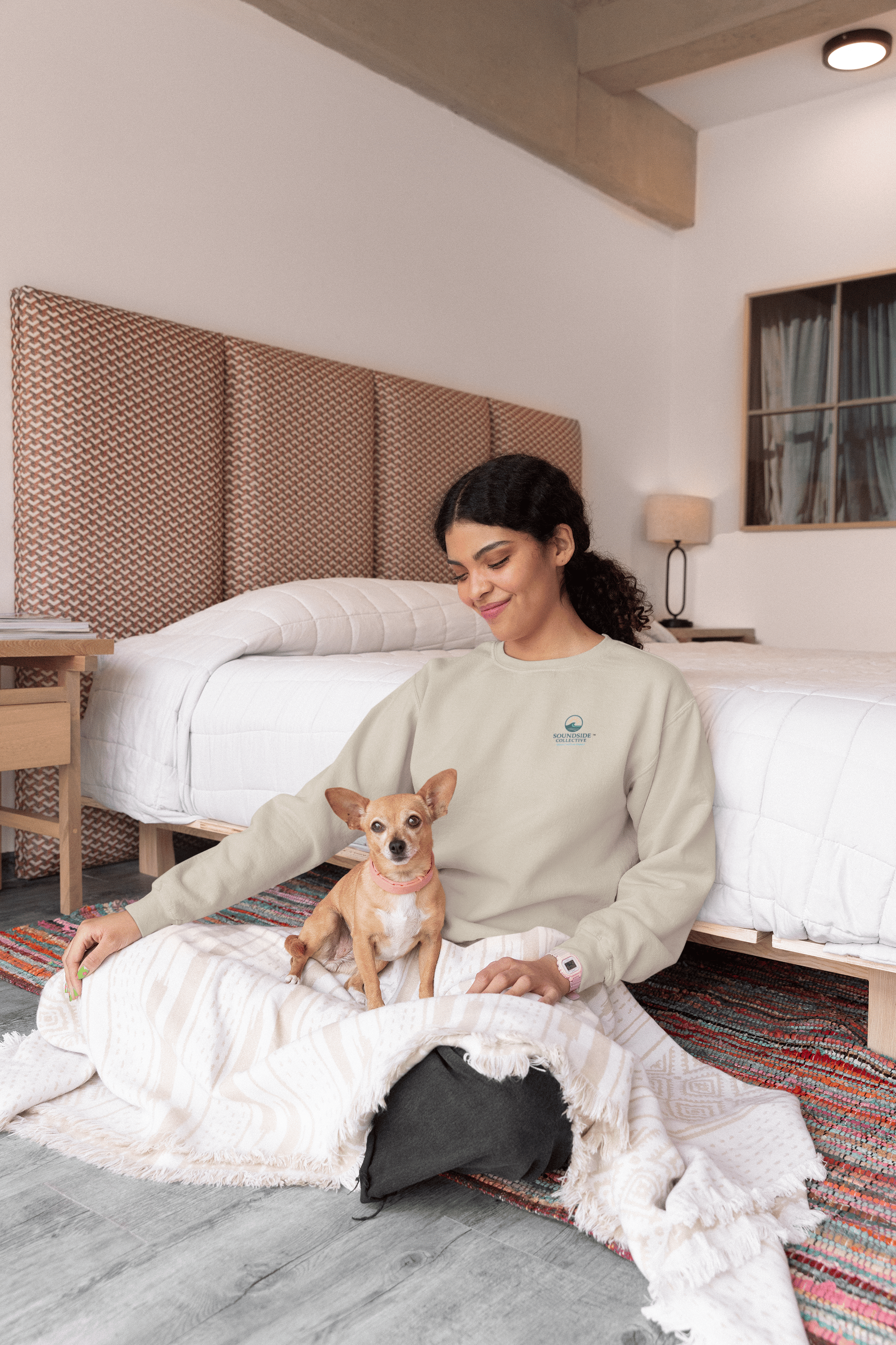 Sailboat Sunset Classic Coastal Crewneck Sweatshirt