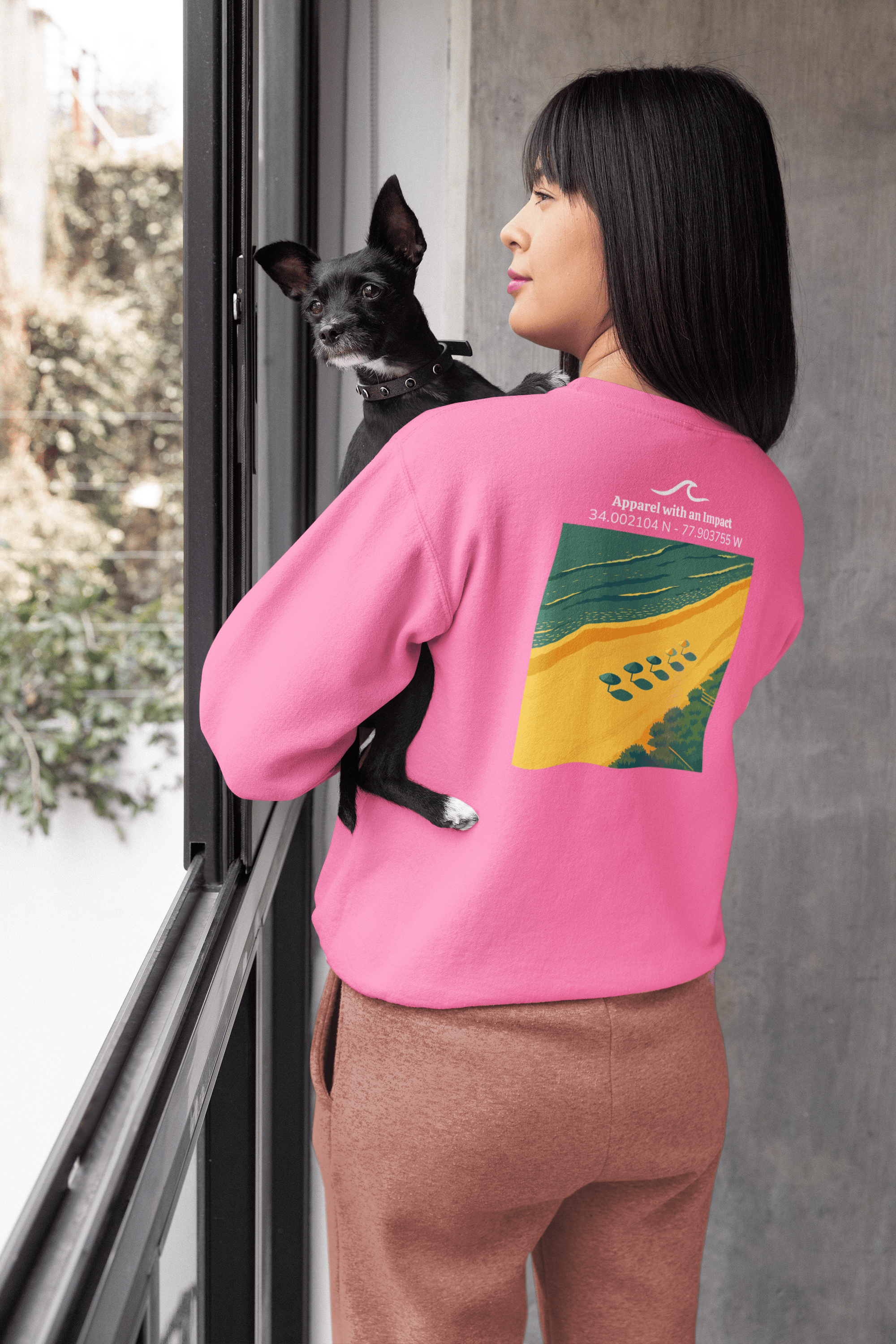 Beach Day Classic Coastal Crewneck Sweatshirt