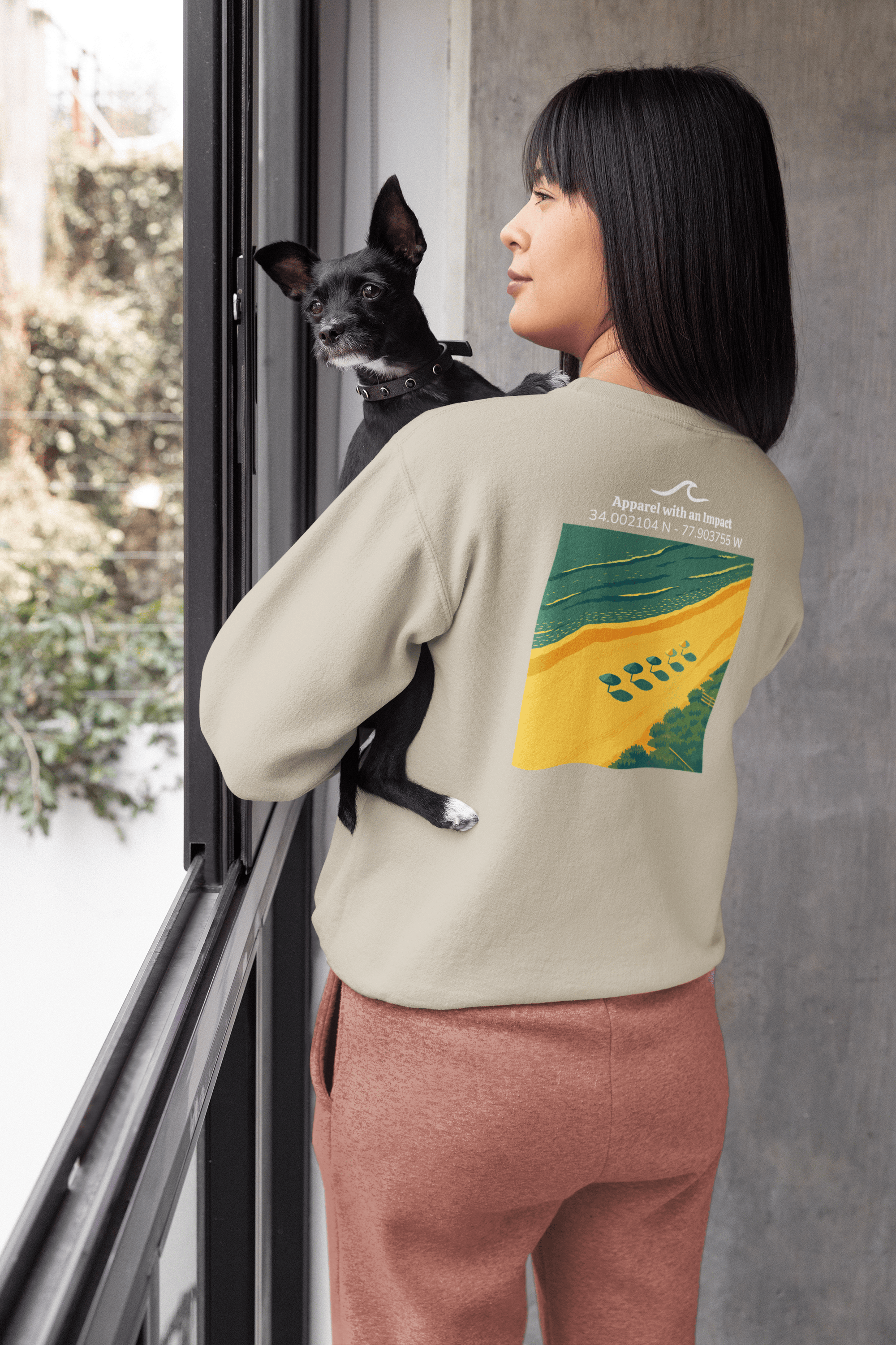 Beach Day Classic Coastal Crewneck Sweatshirt