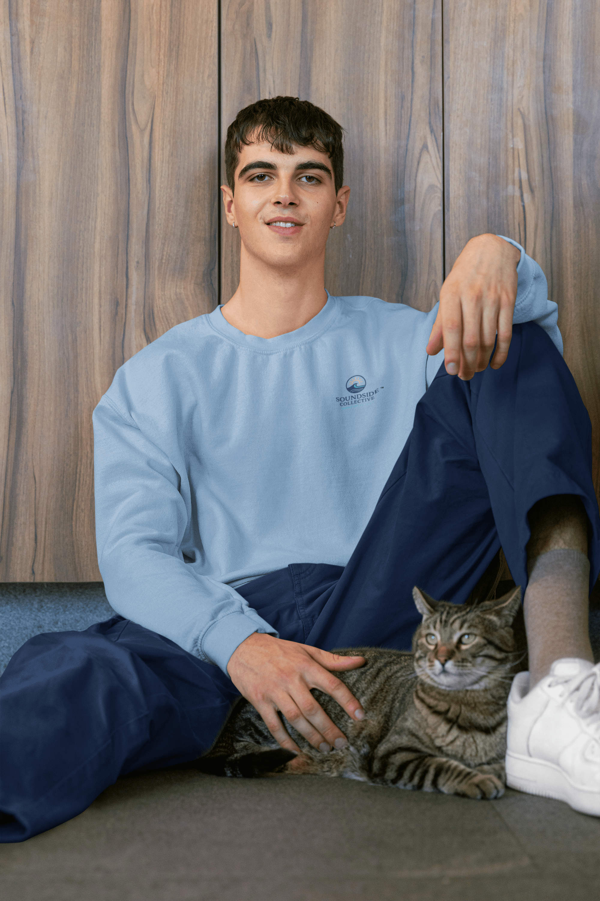 Golden Sunrise Classic Coastal Crewneck Sweatshirt