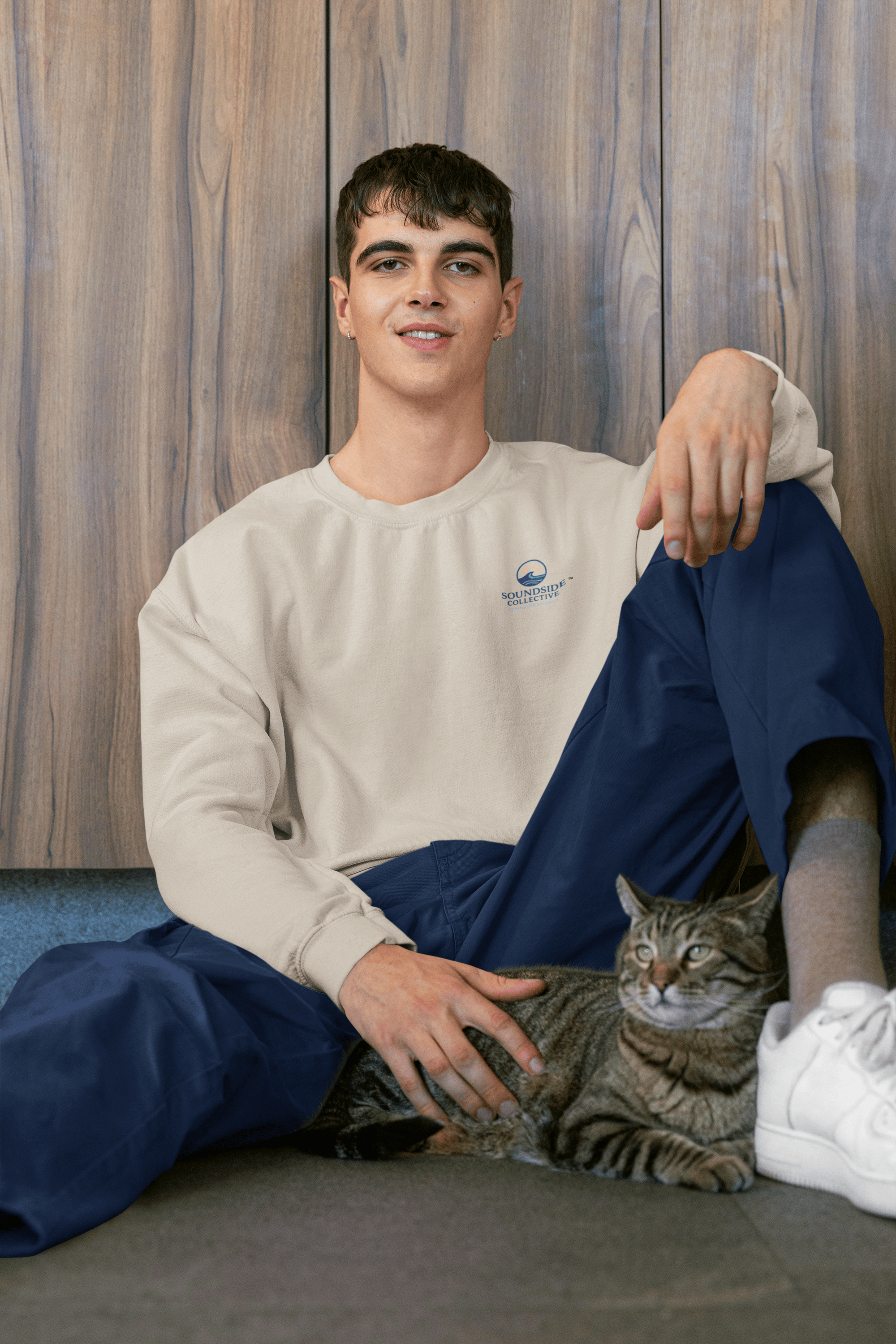 Golden Sunrise Classic Coastal Crewneck Sweatshirt