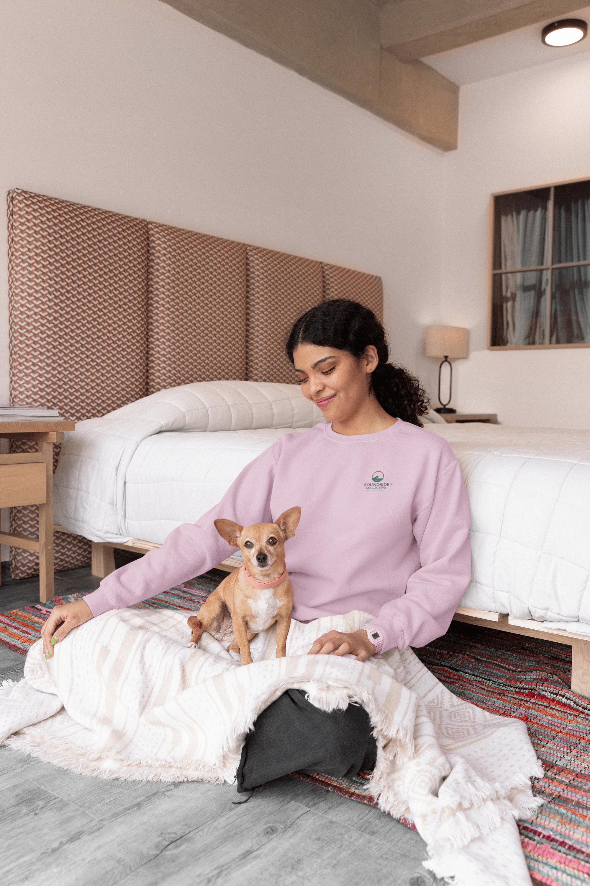 Golden Sunrise Classic Coastal Crewneck Sweatshirt