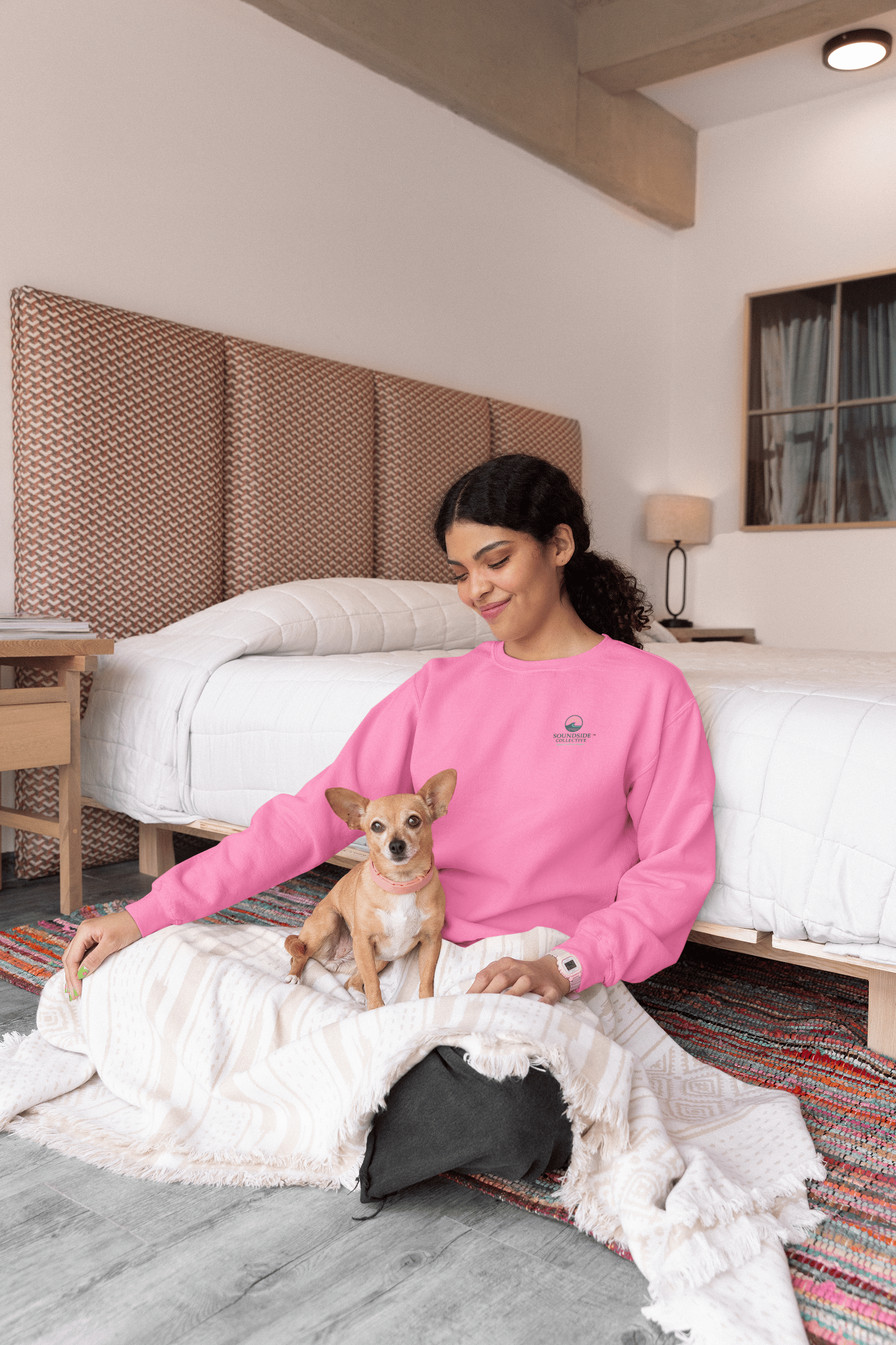 Shoreline Sunset Classic Coastal Crewneck Sweatshirt