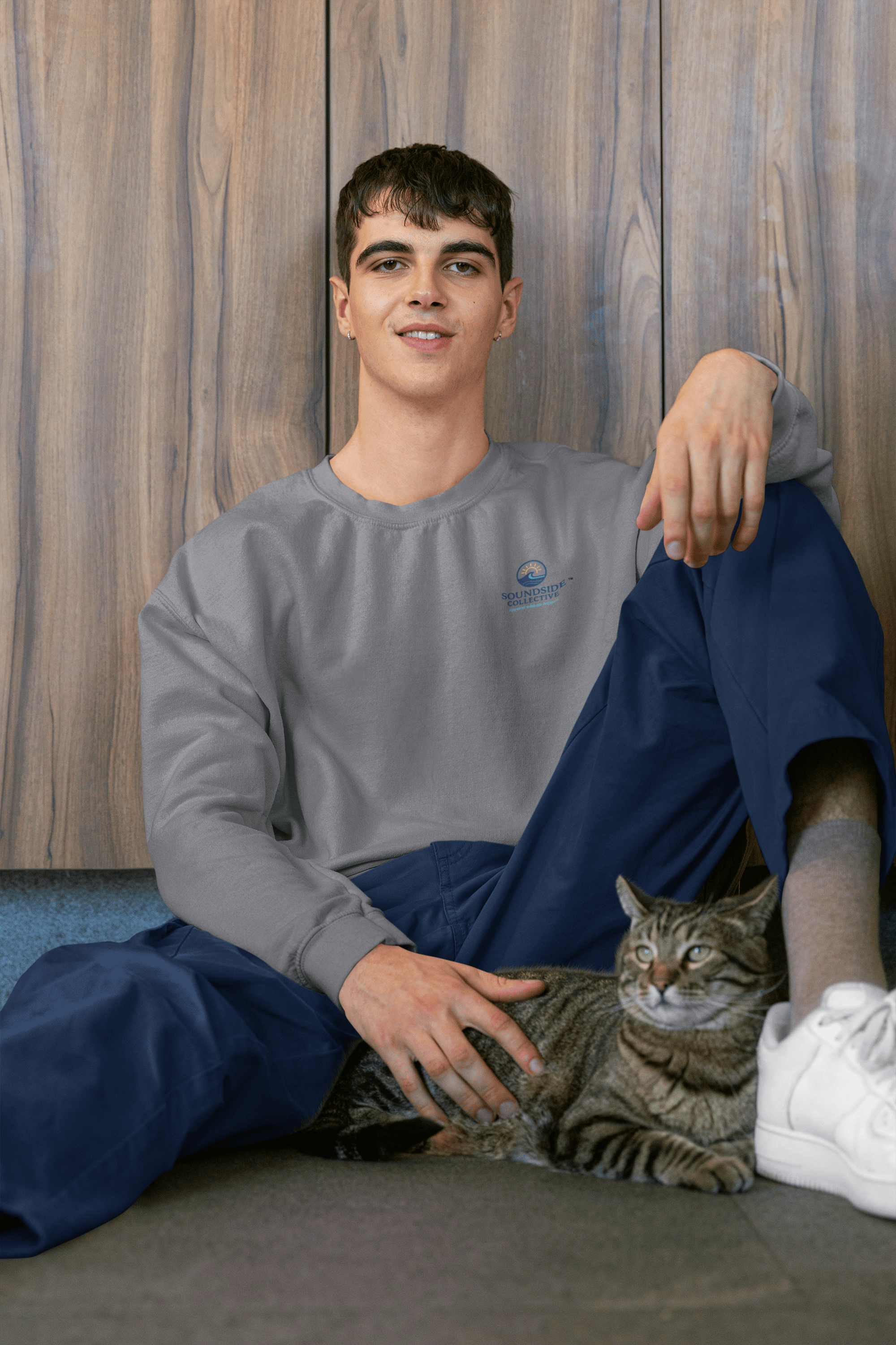 Shoreline Sunset Classic Coastal Crewneck Sweatshirt