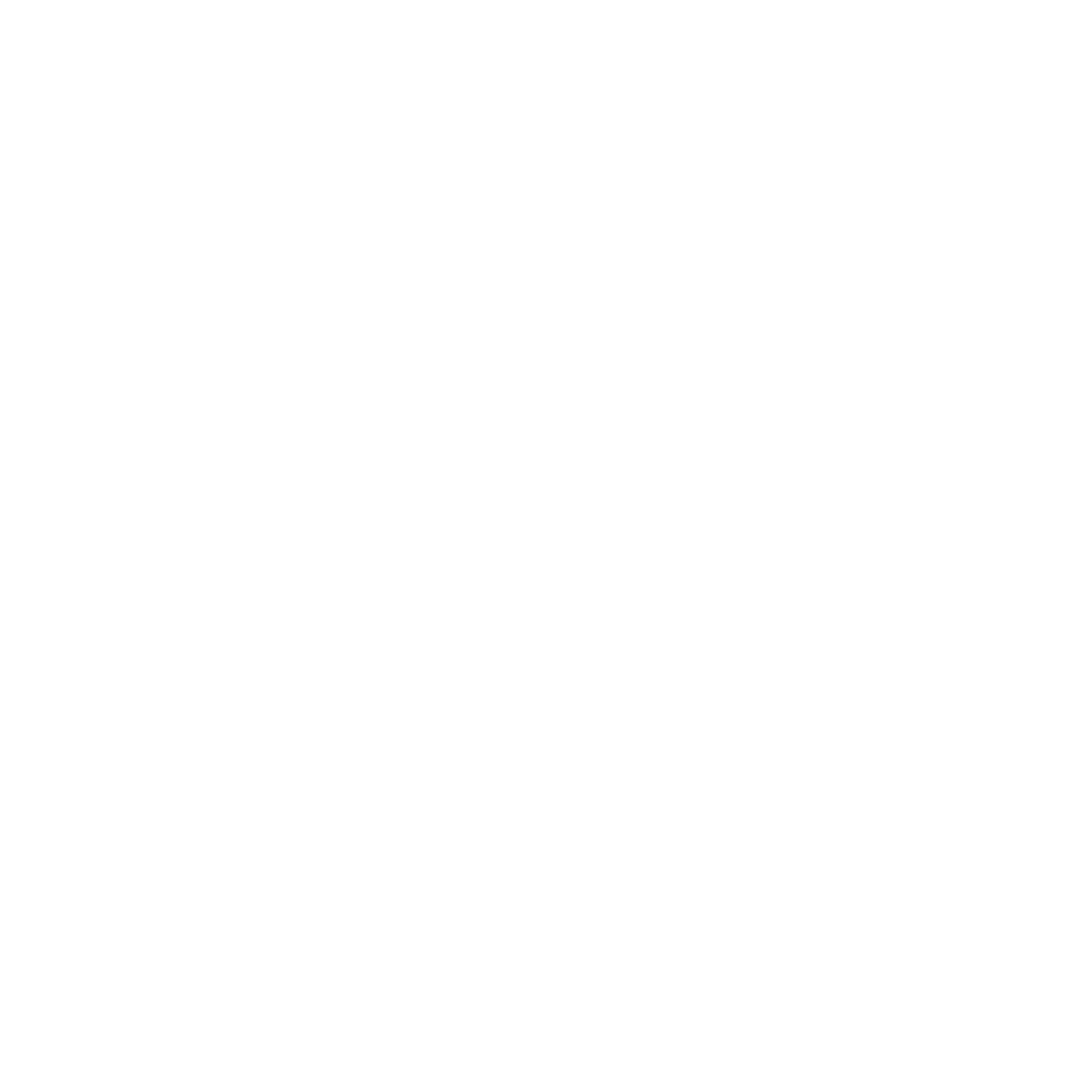 White outline of a heart made from fingerprint lines on a black background, with small hearts and decorative dots around it.