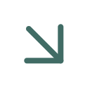 Arrow pointing downward in a simple, dark teal design