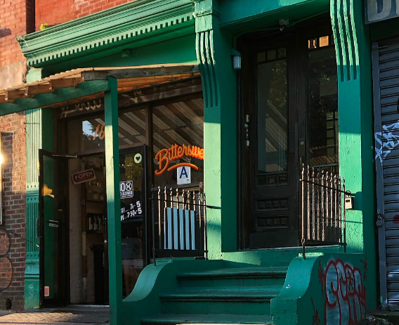Outside image of Bittersweet storefront with door open