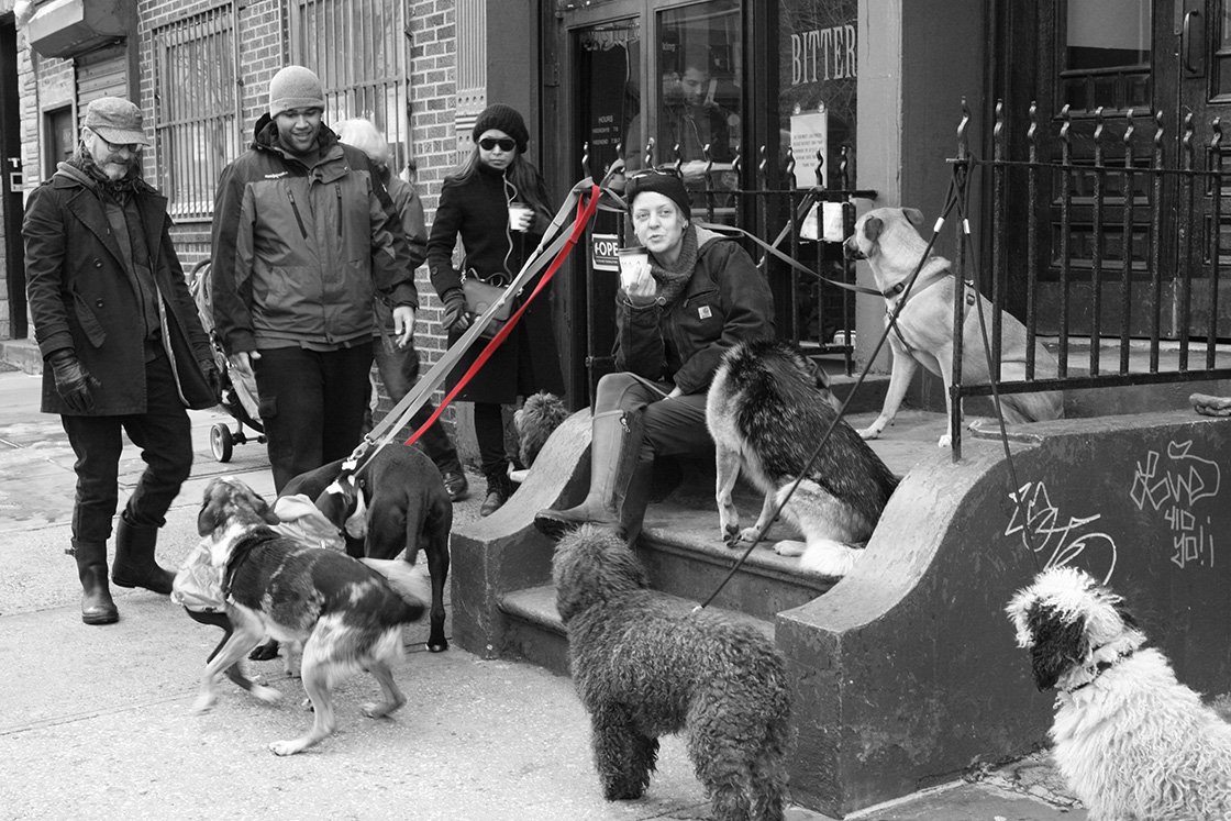 Bitterwseet customers outside of store