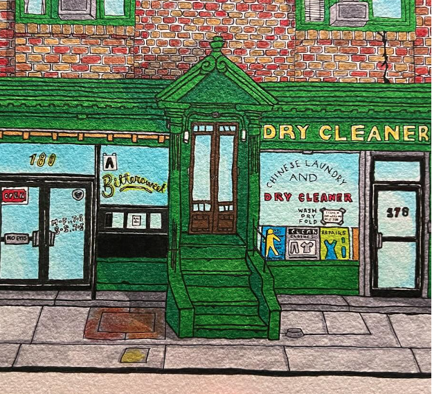 Artwork of Bittersweet building