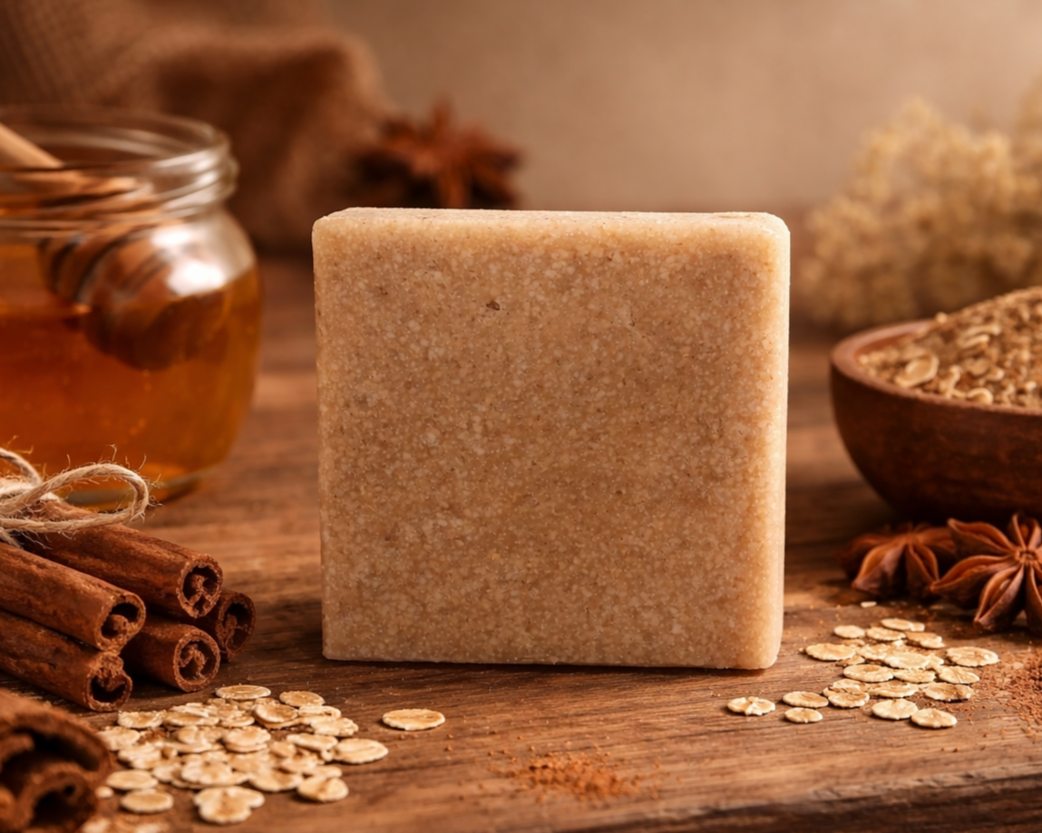 Oatmeal, Goat Milk & Honey with Cinnamon