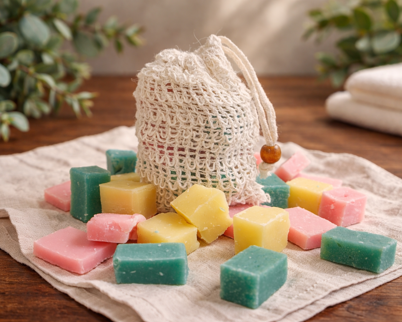 Soap Saver Bag + Soap Ends