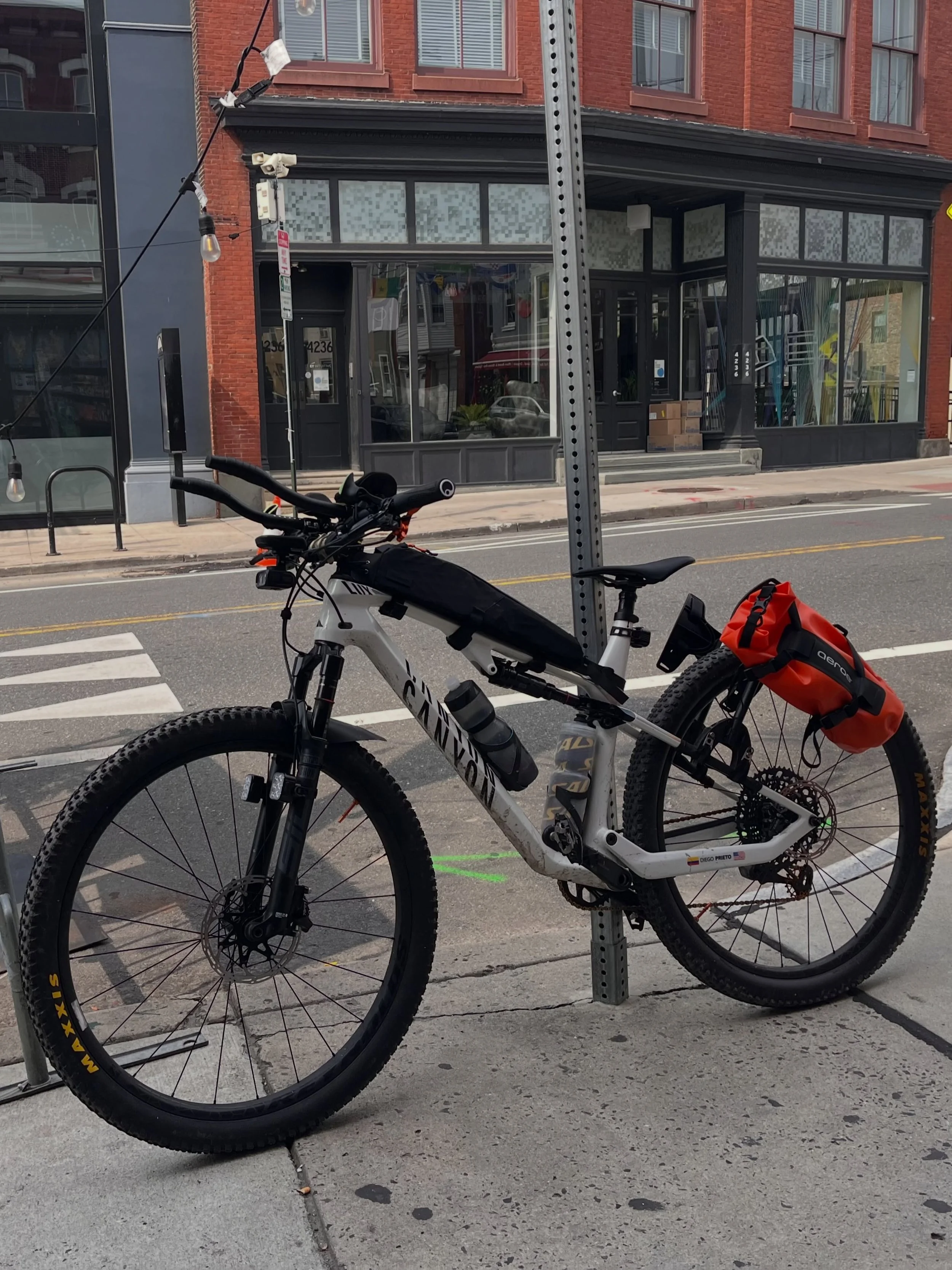 Diego Prieto Sanchez (@Bicisdediego) will be touring the Endless Mountains 430 on his Canyon Lux WC. Having split the course up into a 5-day plan, he&rsquo;s hoping to &ldquo;Have fun, enjoy the ride, try my best&rdquo;.

Happy trails, Diego!