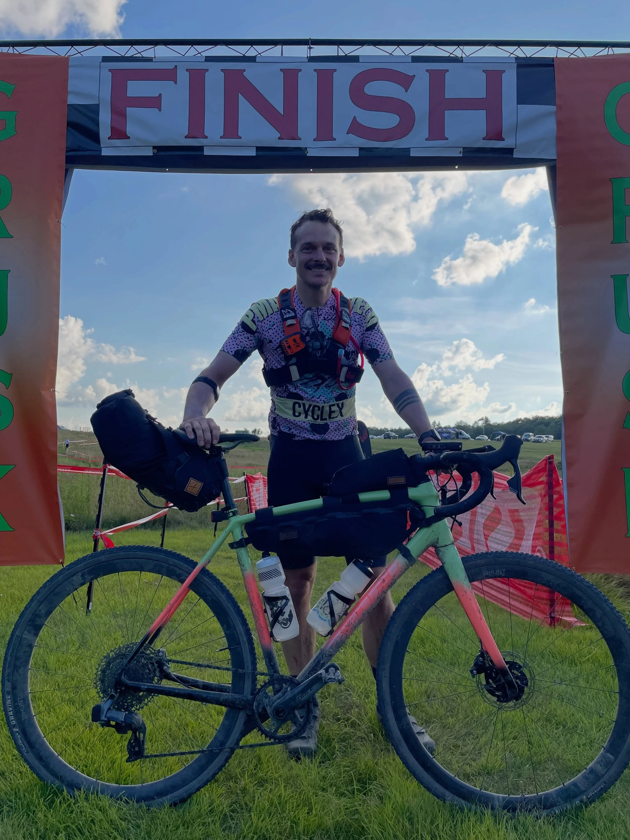 Nicholas Holtz (@krummholz.cc) is racing this weekend at the Endless Mountains Grand Depart! He&rsquo;ll be riding the 430-mile route on his &ldquo;Trek Checkpoint, a bike I built up this past winter. SRAM AXS setup, relaxed aero bars for comfort and