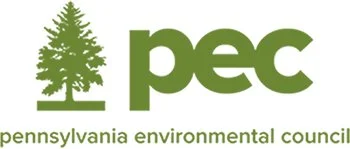 Pennsylvania Environmental Council logo featuring a green pine tree and the acronym PEC with the full name written below.