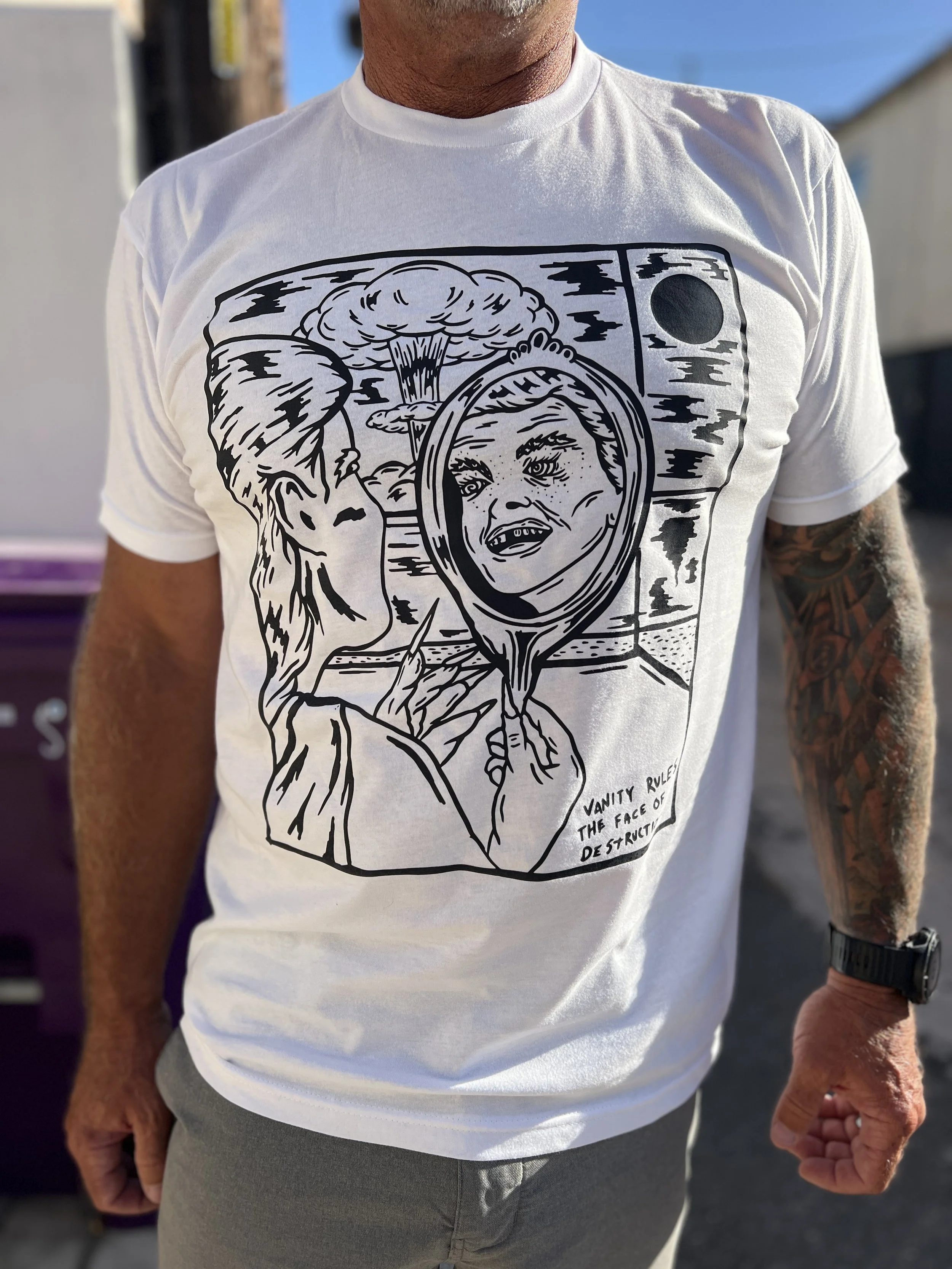Dead Gringos Limited Edition- Vanity Rules The Face of Destruction Tee