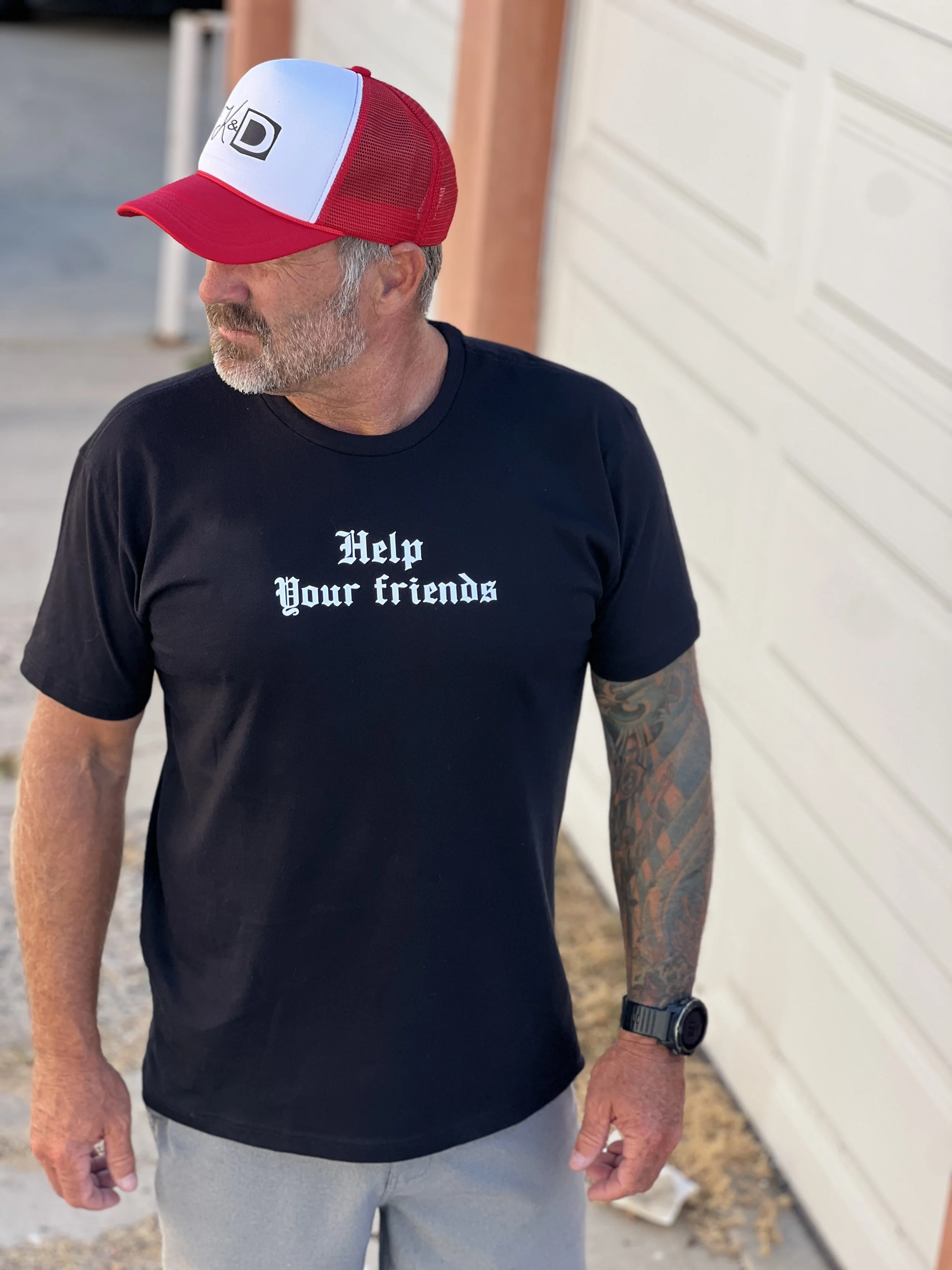 Dead Gringos x K&D Collab Tee - Help Your Friends