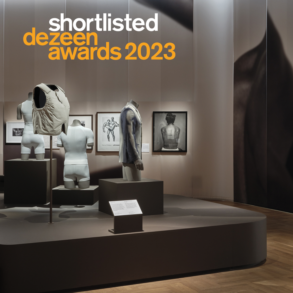 'Fashioning Masculinities' shortlisted for Dezeen Awards 2023