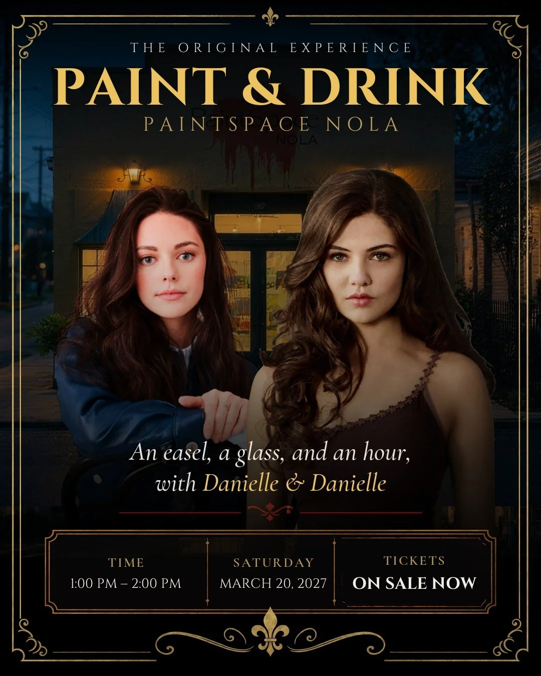Paint and Drink with Danielle Rose Russell & Danielle Campbell