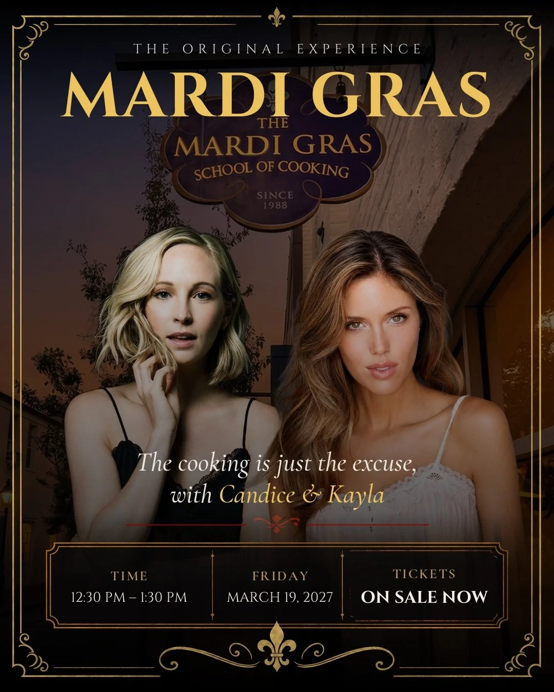 Mardi Gras School of Cooking with Candice & Kayla