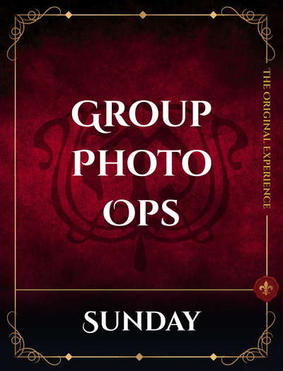Sunday Group Photo Ops