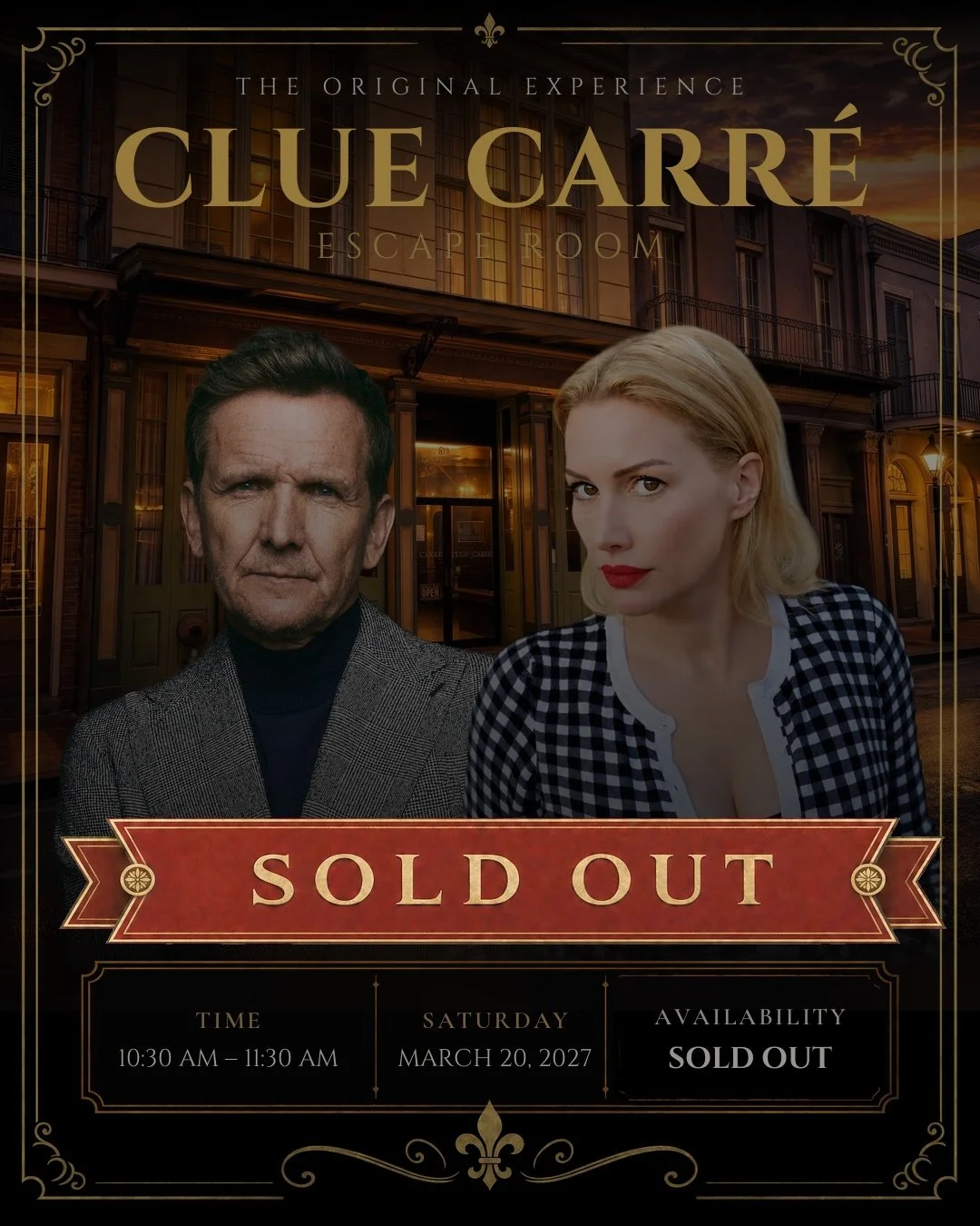 Clue Carré with Sebastian & Alice