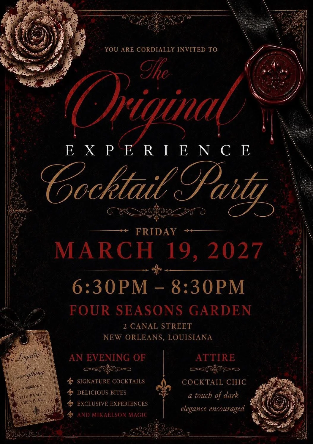 Friday Cocktail Party