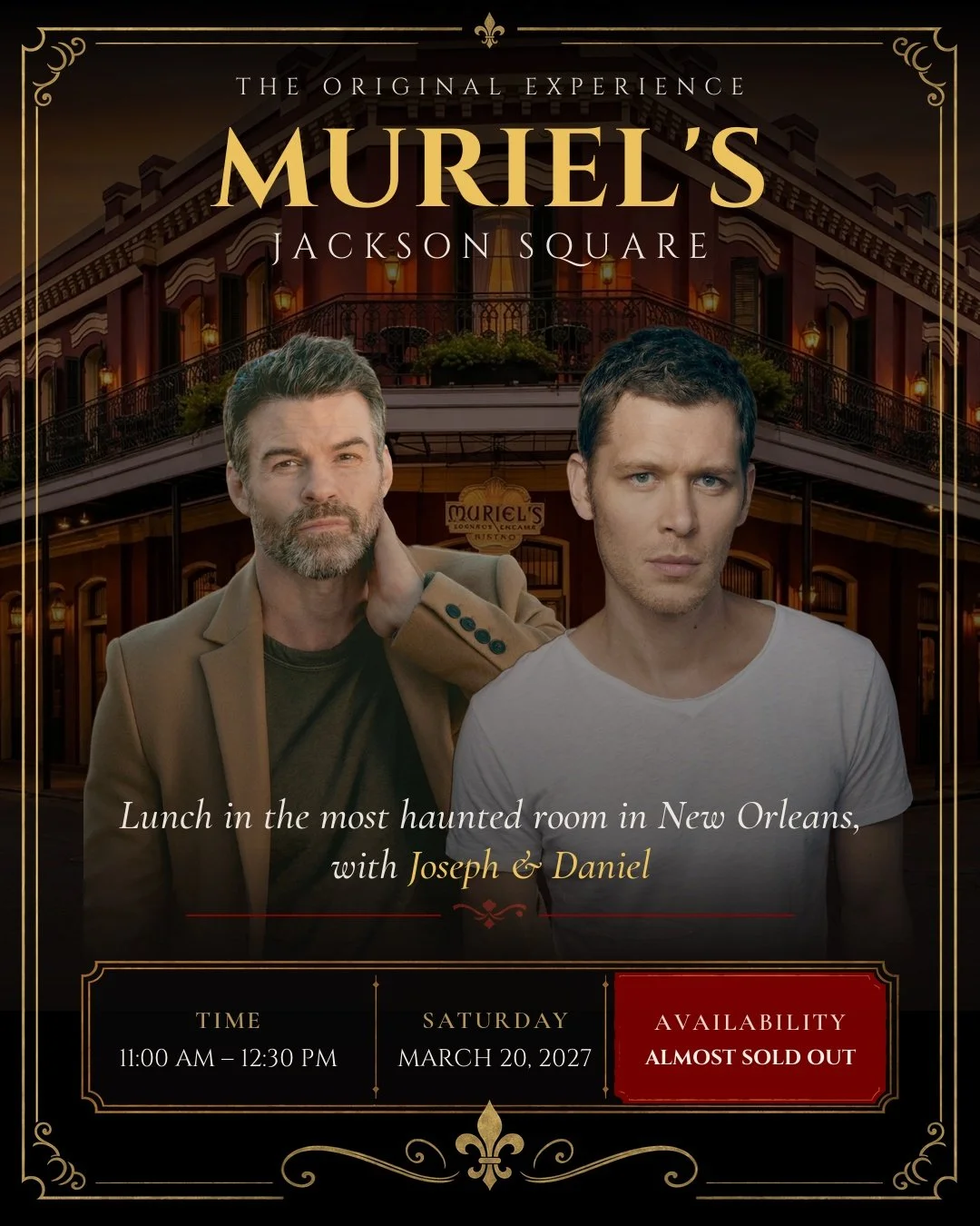 Muriel's with Joseph & Daniel